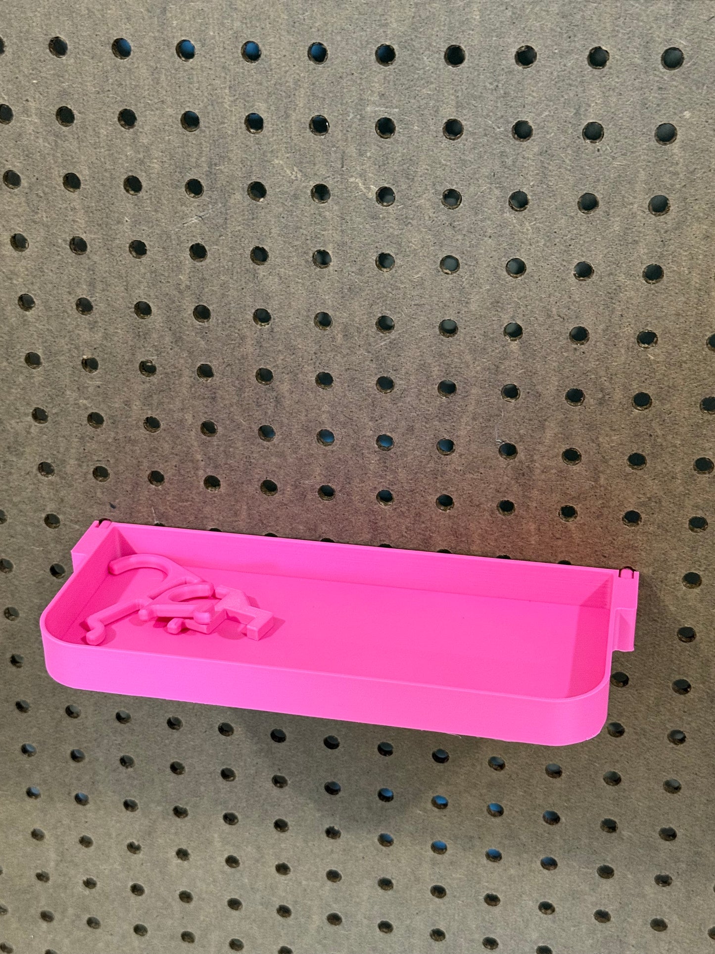 Pegboard Shelves for Standard 1/4” Holes – Custom Sizes & Colors