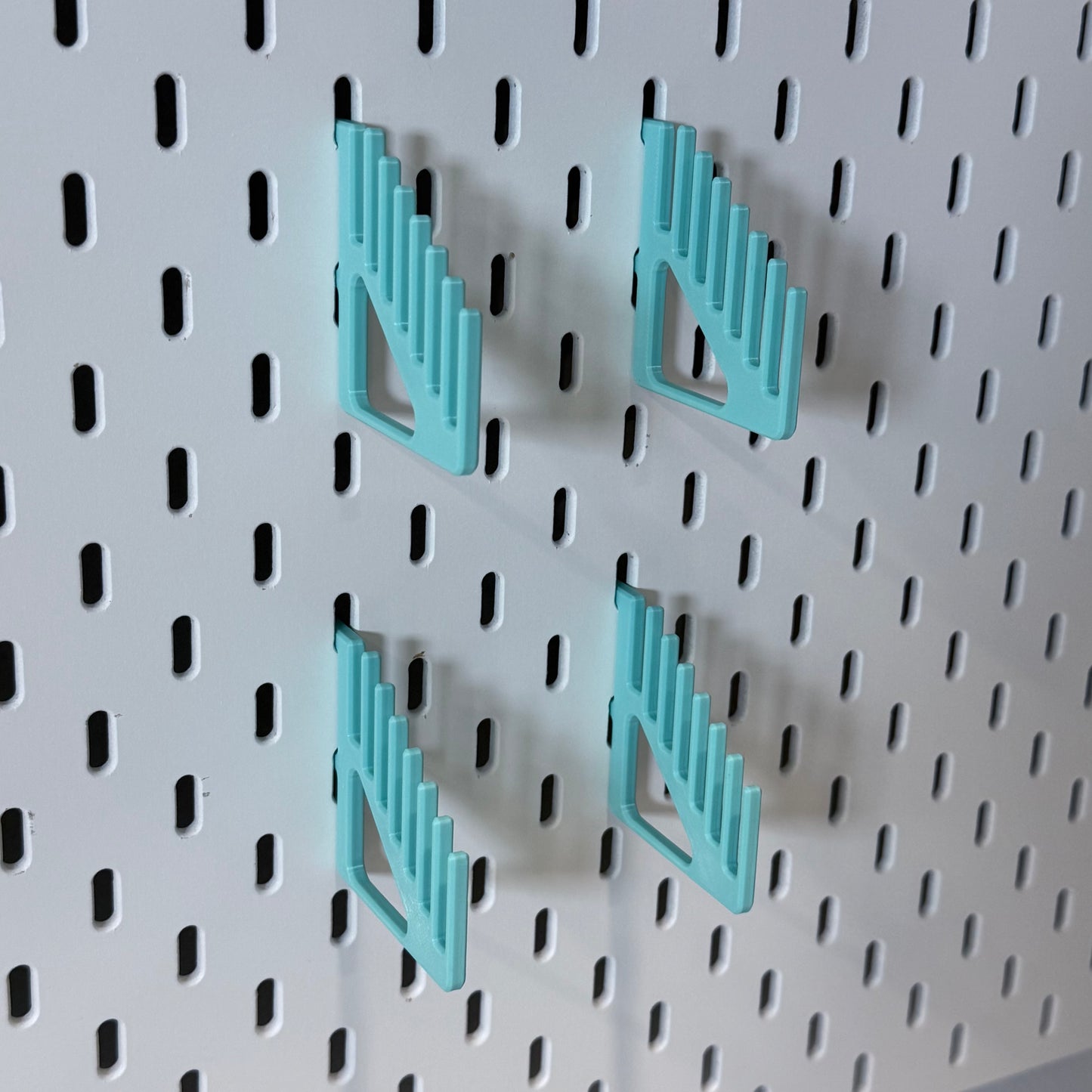 Ruler Holder for IKEA SKADIS Pegboards