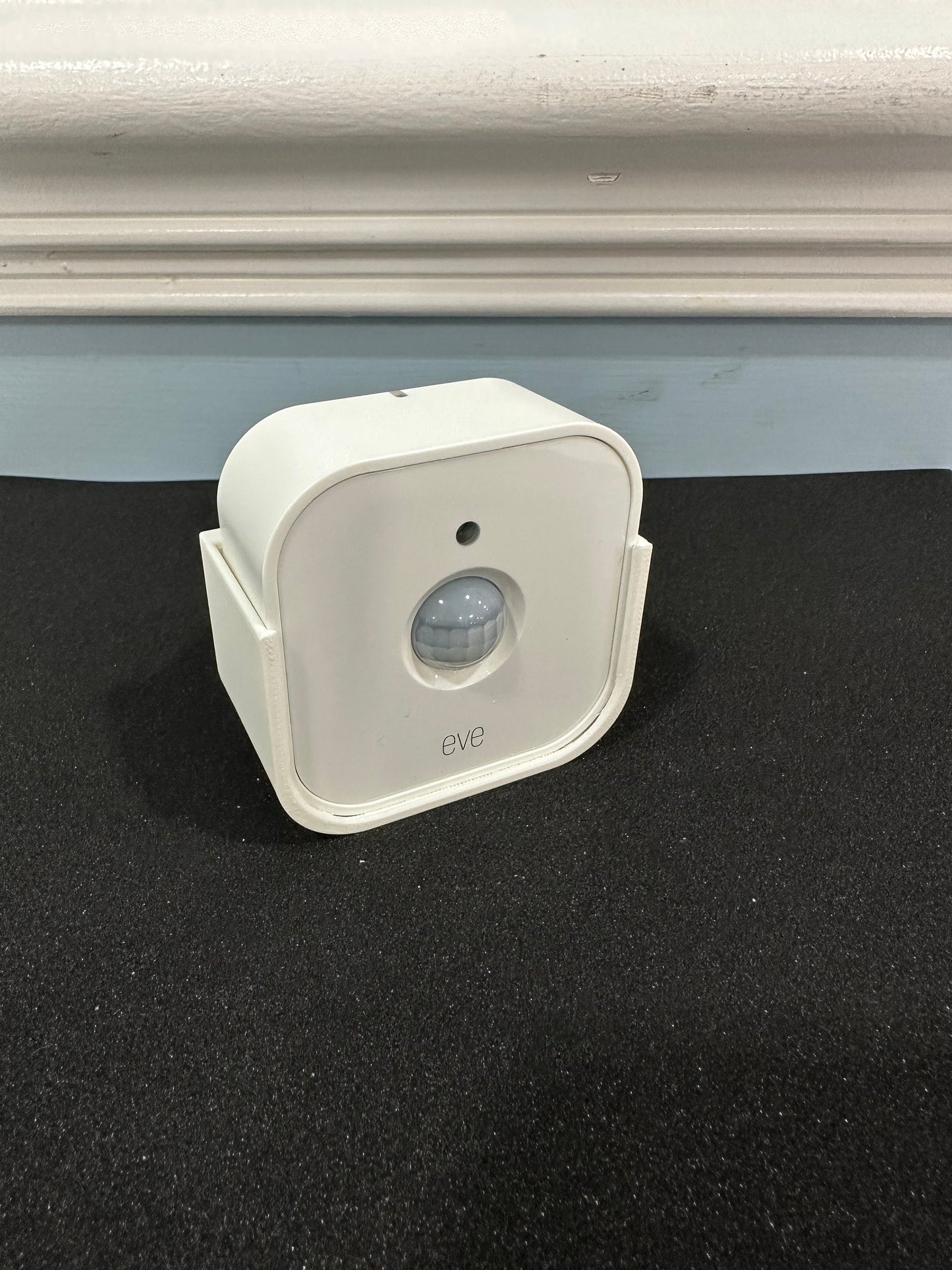 Eve Motion Sensor Mount Bracket - Indoor Outdoor Magnetic or Command Strip Install - Tilt or No Tilt Options - Secure HomeKit QR Code Access