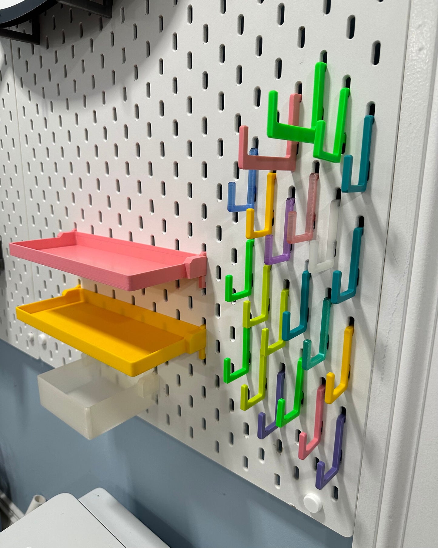 SKÅDIS Pegboard Hooks – Multiple Styles & Colors for IKEA SKÅDIS