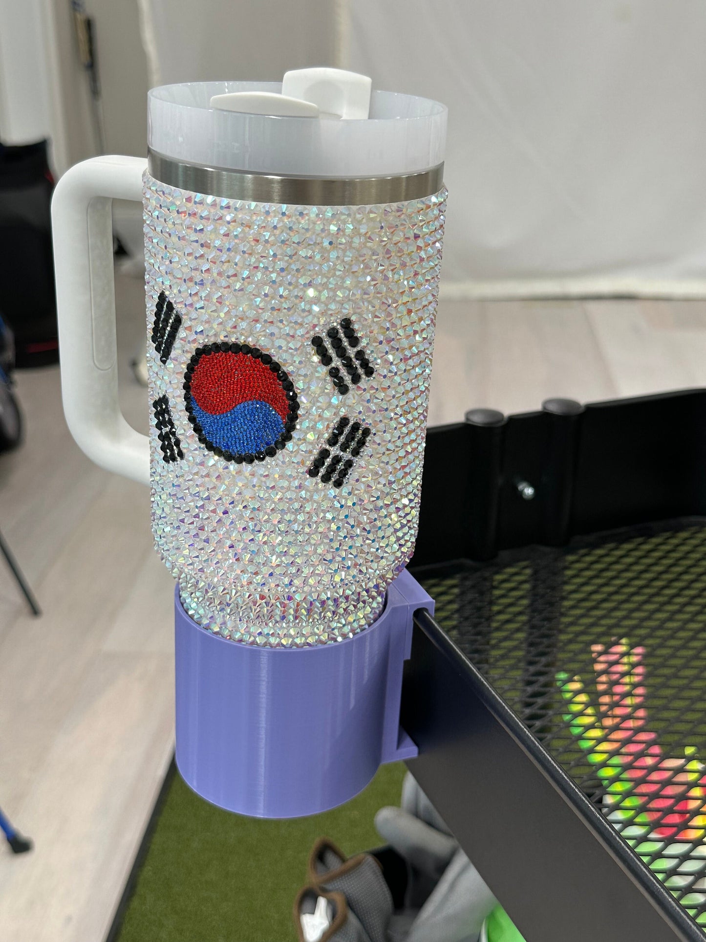Tumbler and Bottle holder for the IKEA RASKOG Utility Cart, multiple sizes and 30+ colors