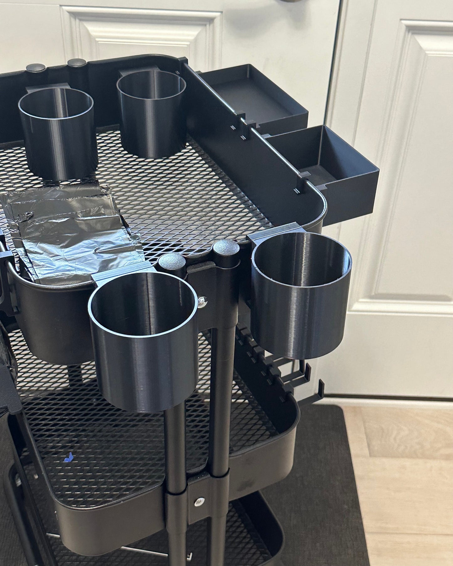 Tumbler and Bottle holder for the IKEA RASKOG Utility Cart, multiple sizes and 30+ colors