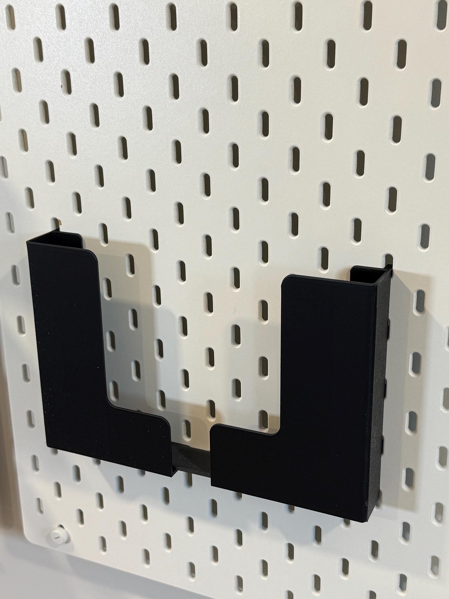 Adjustable Paper Holder for IKEA SKÅDIS Pegboard – Custom Pegboard Organizer