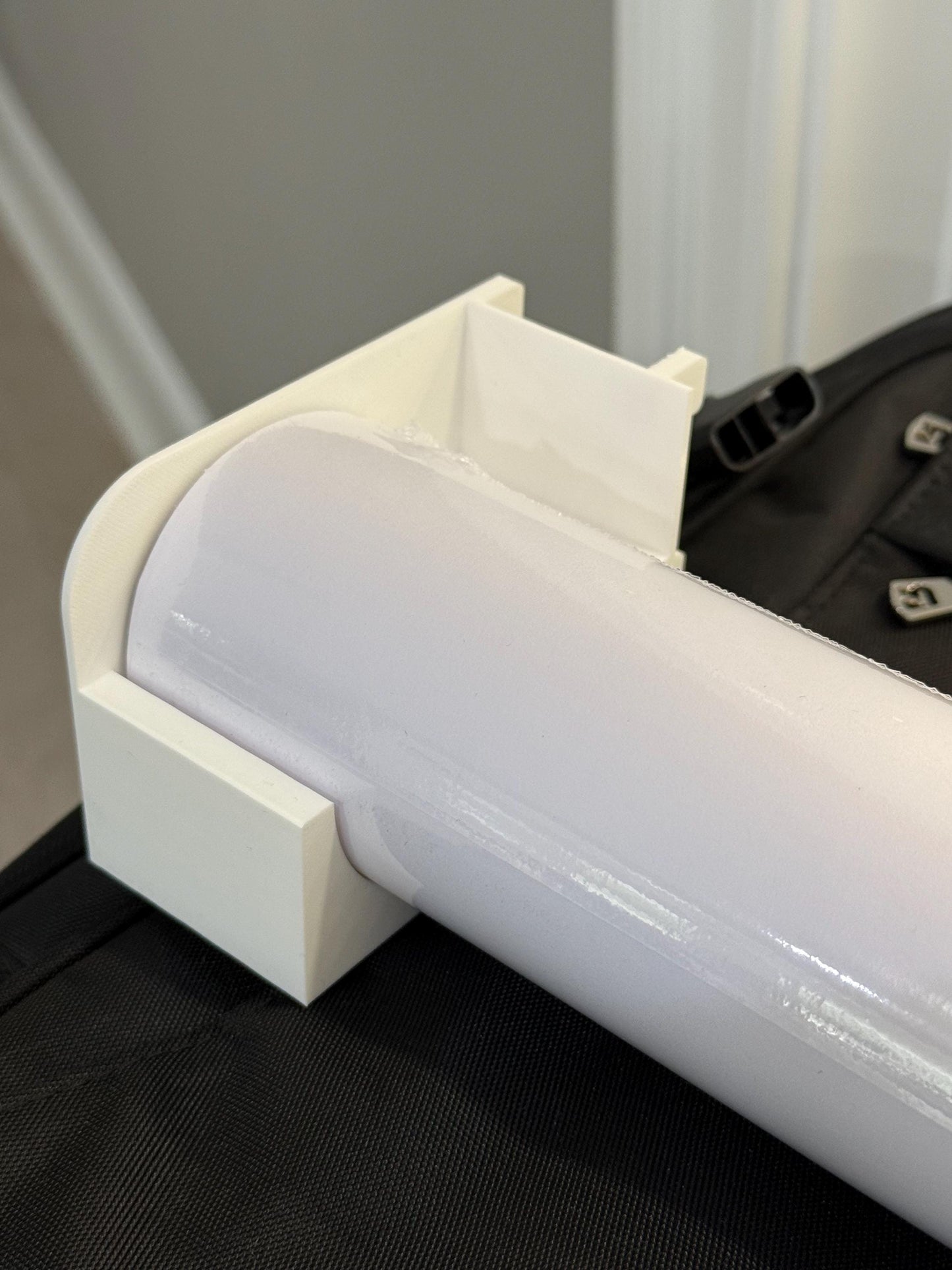 Paper Roll Holder for IKEA SKADIS pegboard (up to 2.6" diameter rolls)