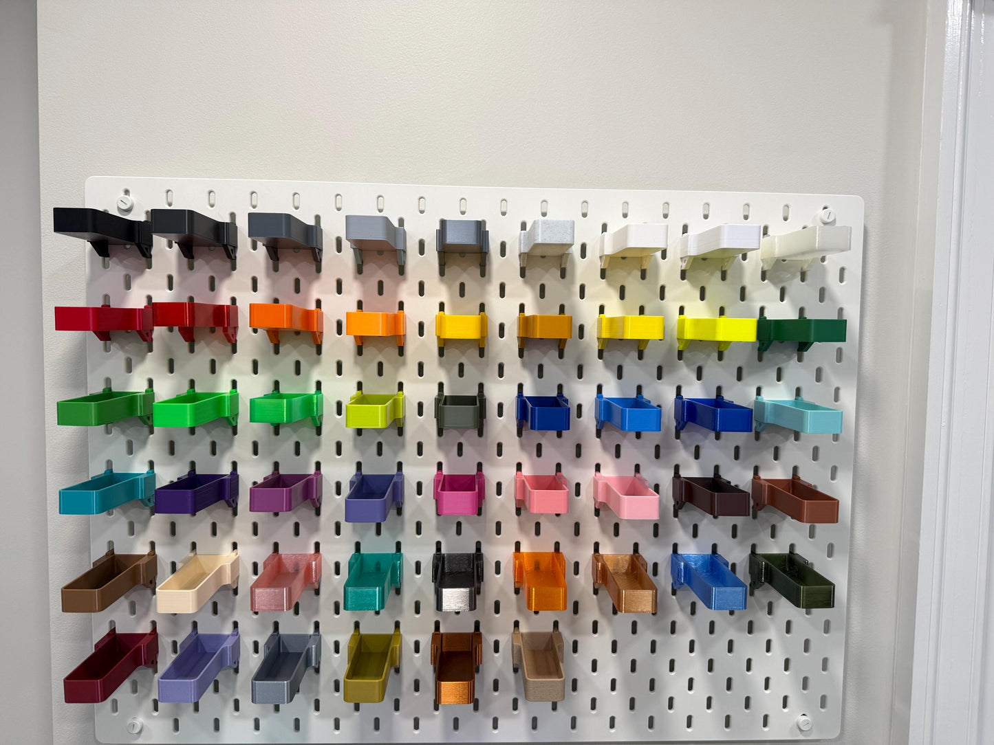 Cup and Mug holder for the IKEA RASKOG Utility Cart, 2 sizes, 30+ colors