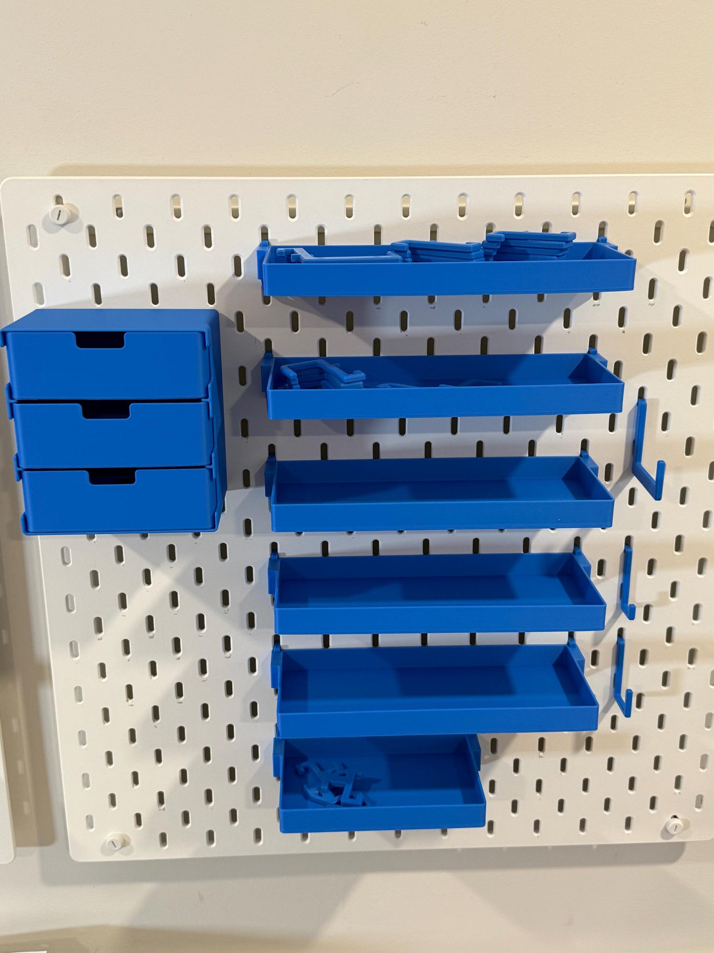 IKEA SKADIS and RASKOG Shelves – Custom Sizes & 30+ Colors, Works with many carts!