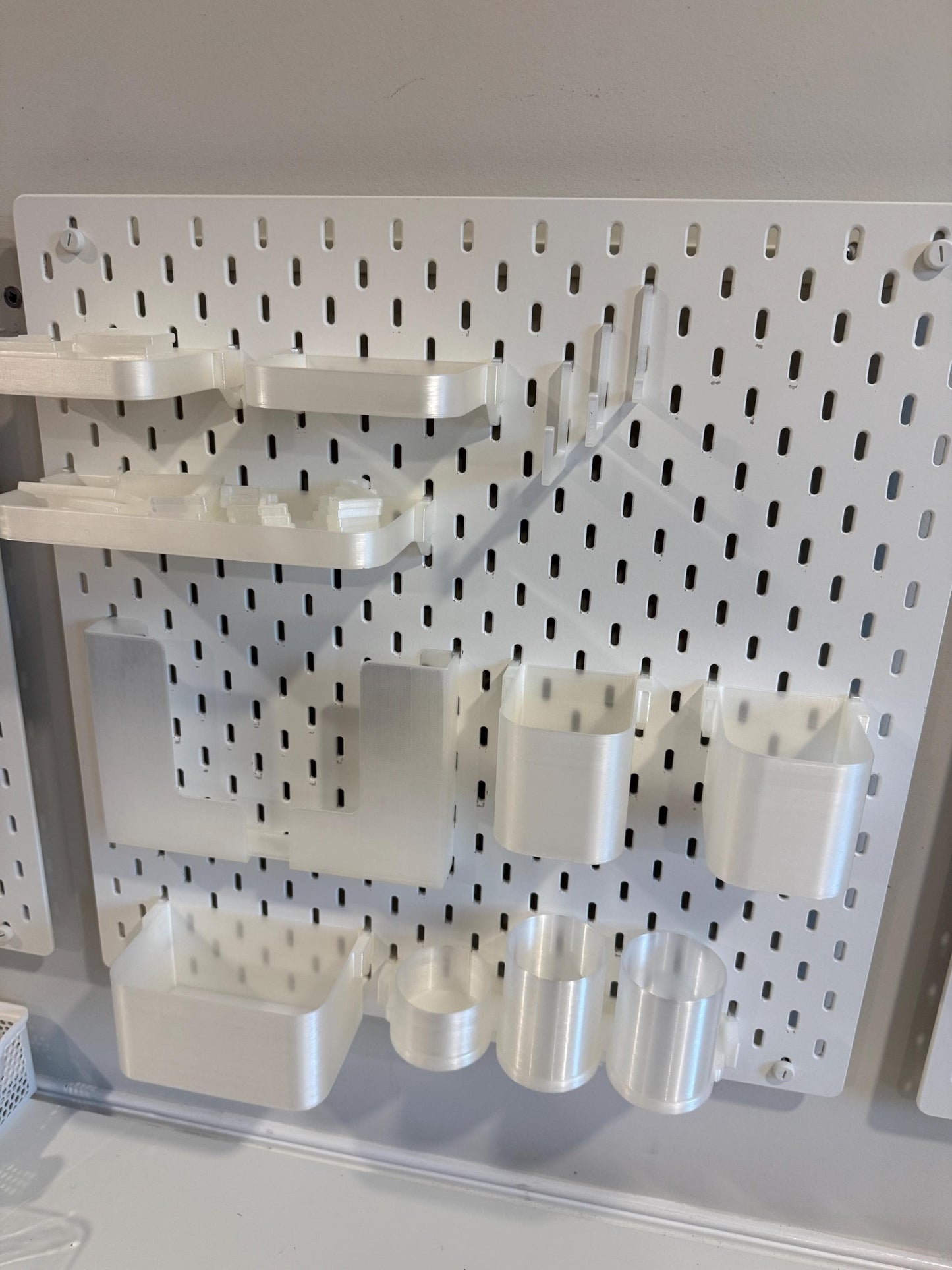 SKADIS Pegboard Accessories – Shelves, Bins, Hooks & Storage Bundles