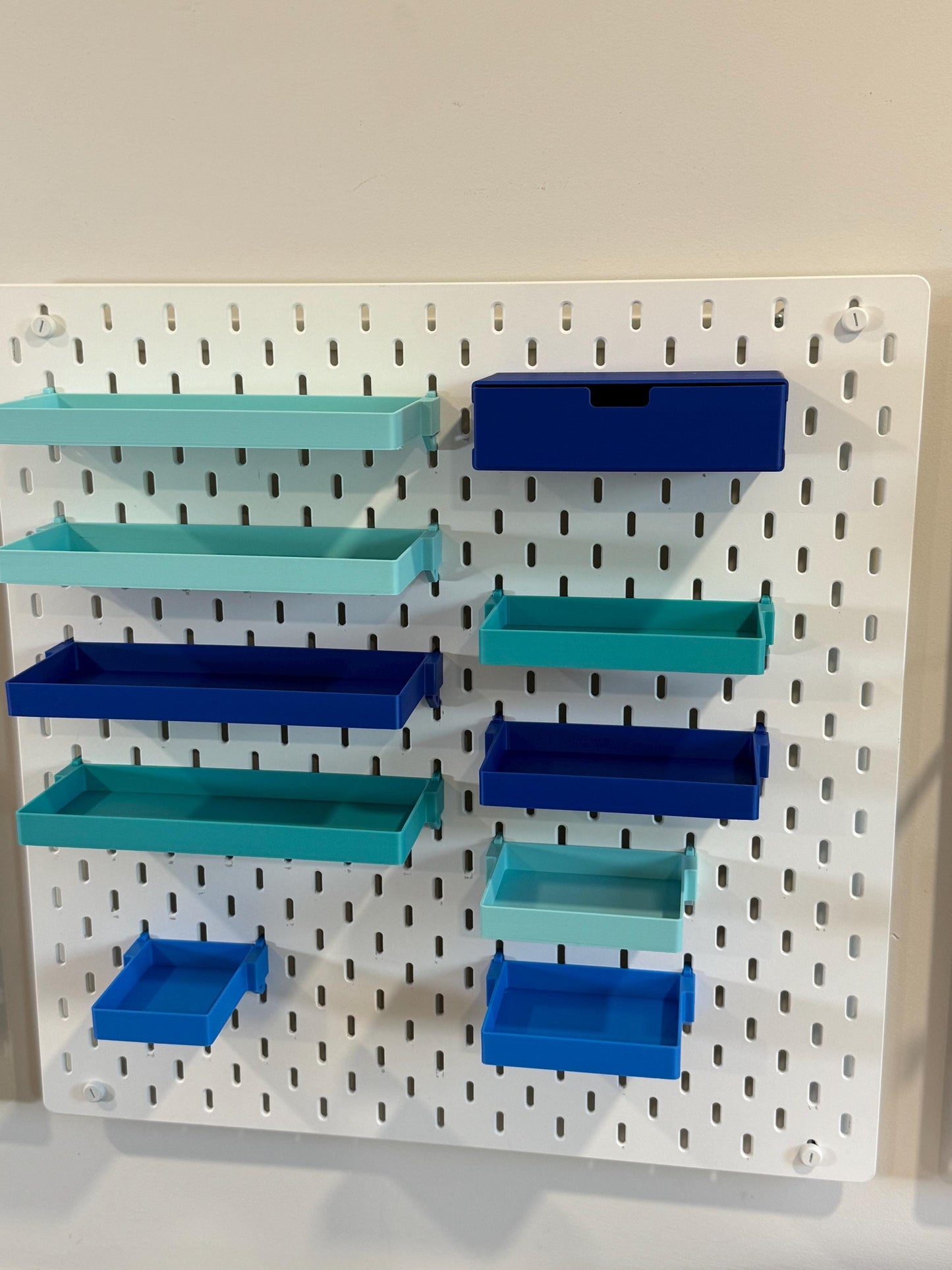 IKEA SKADIS and RASKOG Shelves – Custom Sizes & 30+ Colors, Works with many carts!