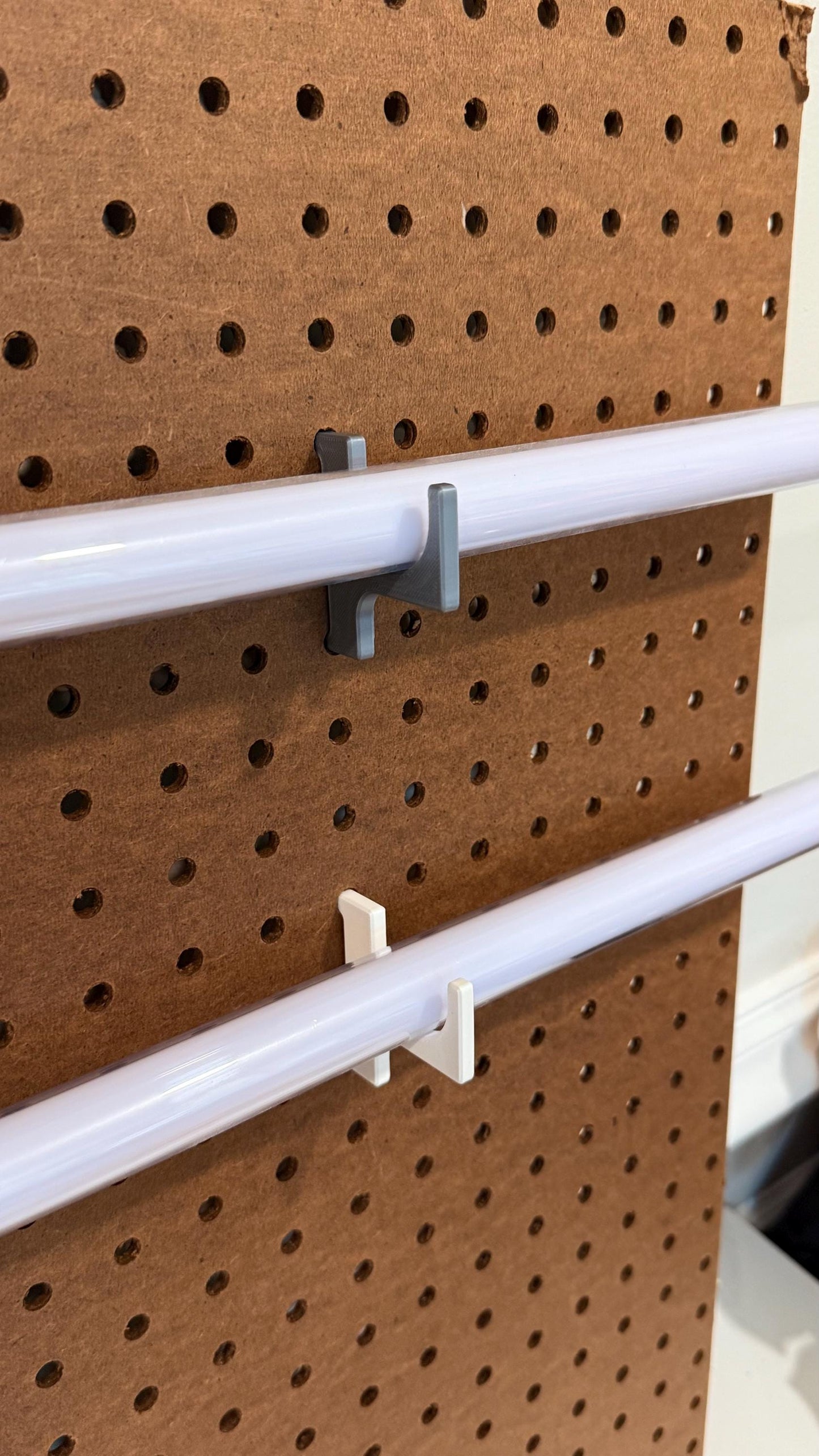 Lightsaber Mount – Hilt + Blade Display Hook Set (Fits 1/4” Pegboard)