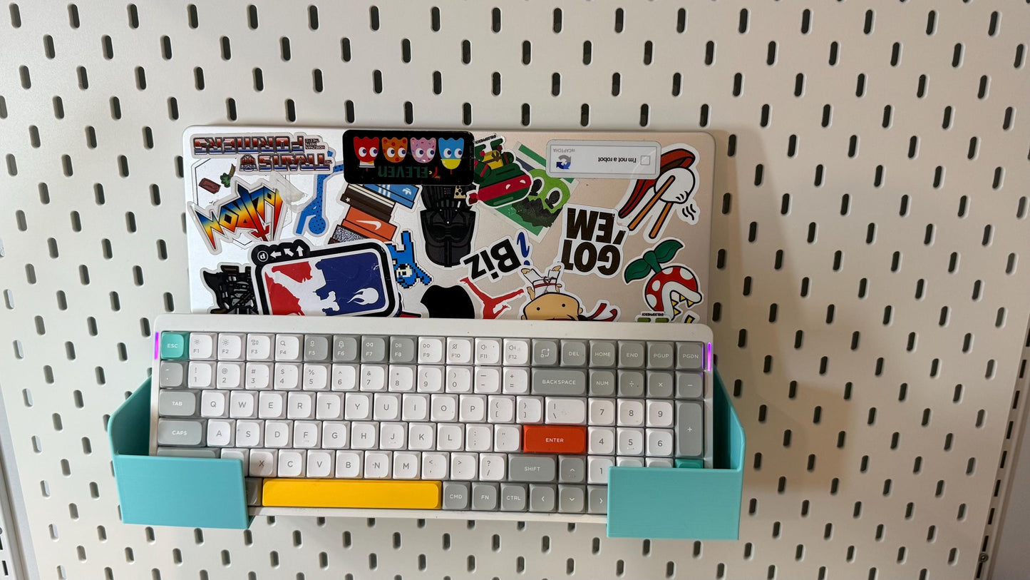 SKÅDIS Adjustable Rack Set – Multi-Purpose Organizer for Laptops, Keyboards, Tablets, Wraps & More