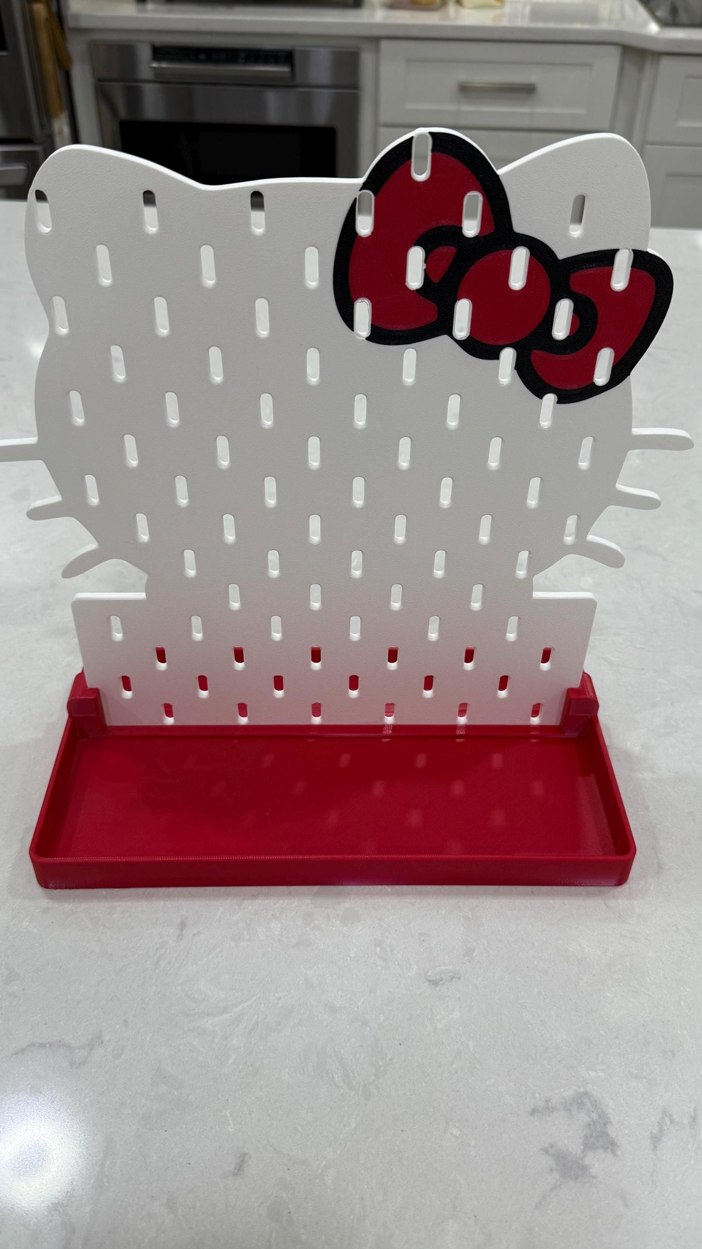 Fun & Trendy SKÅDIS Desktop Organizer –Kawaii Cat, Viral plushie Monster - Themed Styles in 30+ Colors