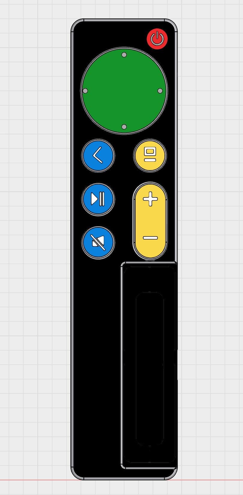 Oversized Apple TV Remote Case with Fidget Buttons – Siri Remote Gen 3 Compatible, 30+ Colors