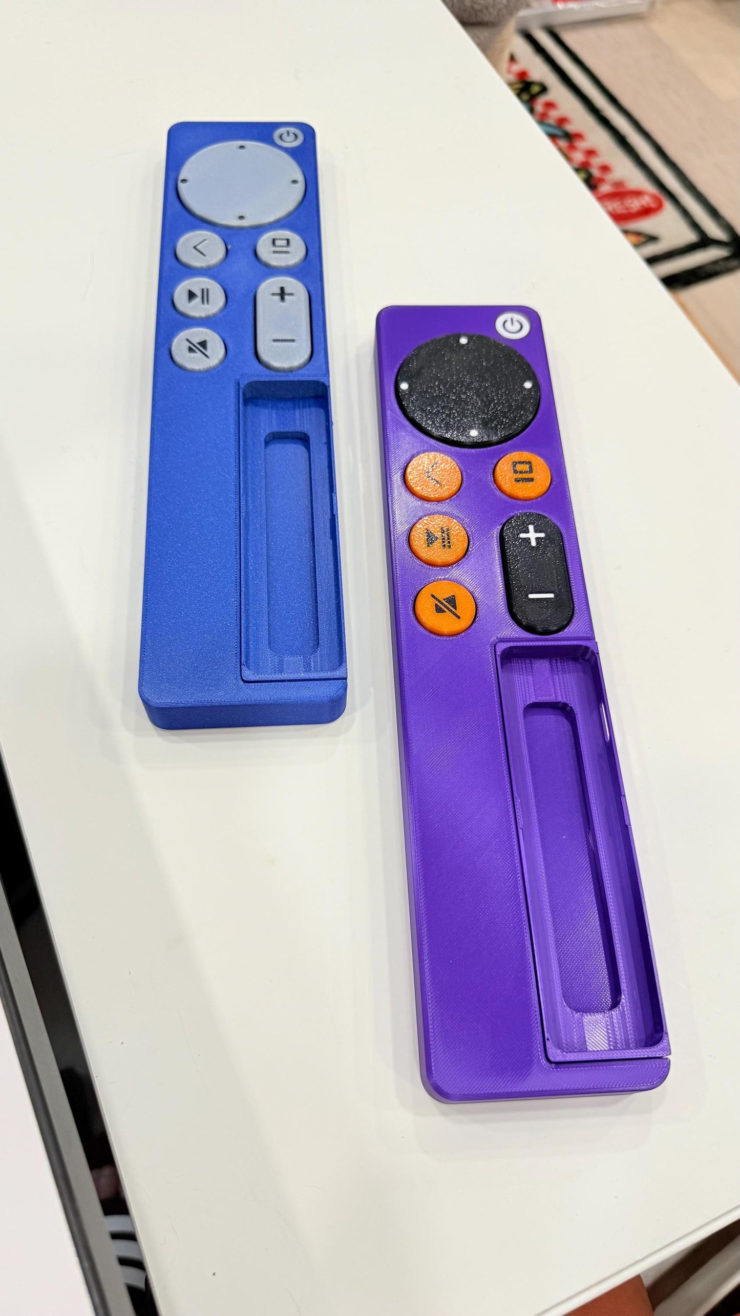 Oversized Apple TV Remote Case with Fidget Buttons – Siri Remote Gen 3 Compatible, 30+ Colors