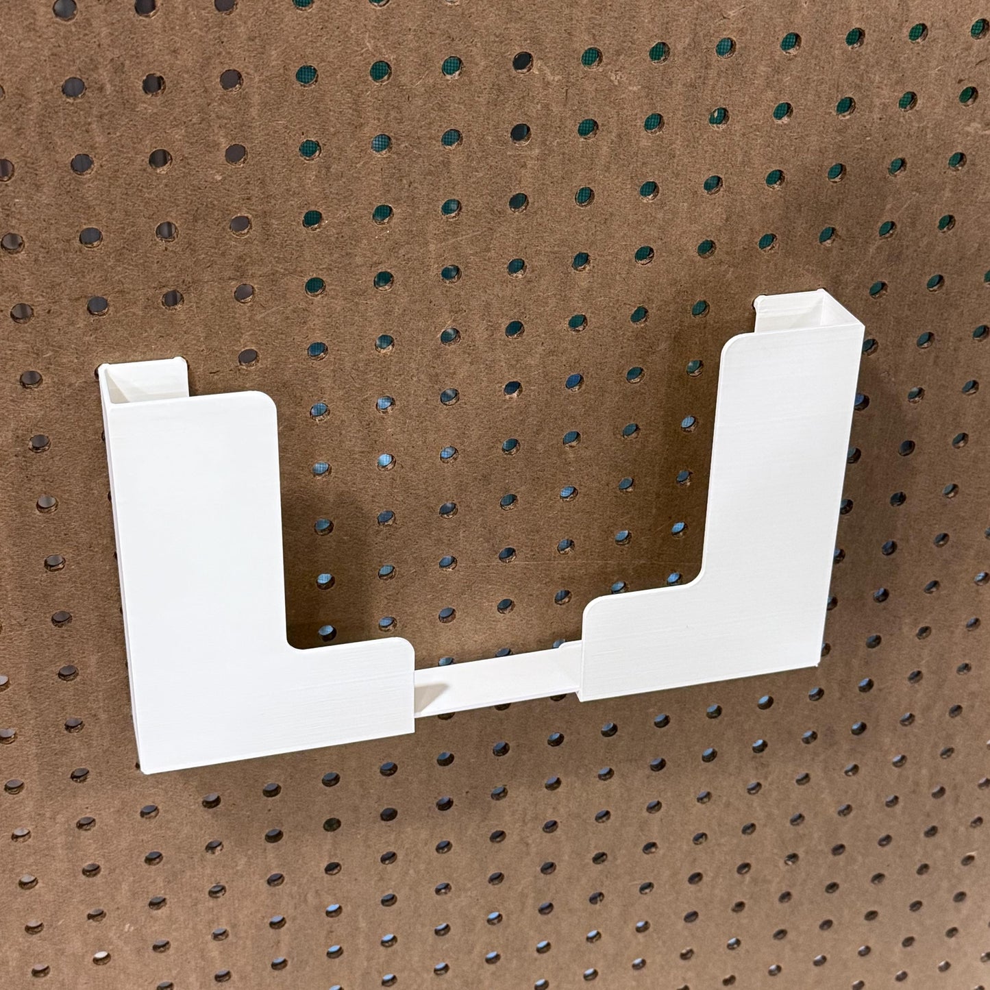 Adjustable Paper Holder for 1/4” Pegboard – Fits Letter Size Paper – 3D Printed Organizer with 30+ Color Options