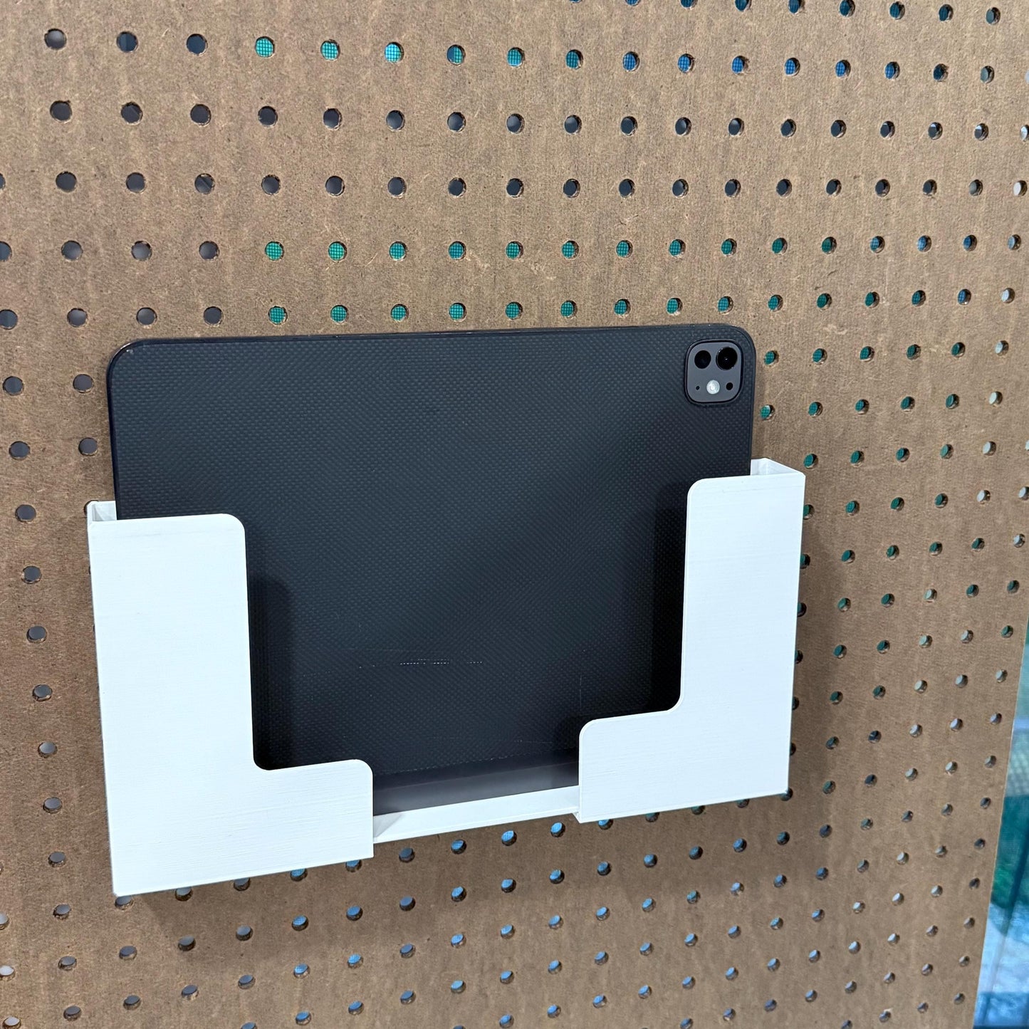 Adjustable Paper Holder for 1/4” Pegboard – Fits Letter Size Paper – 3D Printed Organizer with 30+ Color Options