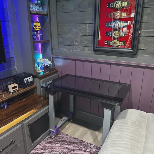 Arcade1UP Infinity Game Table Riser and Casters - TALL Version - Adds 4 Inches Height - 3D Printed Mobile Stand