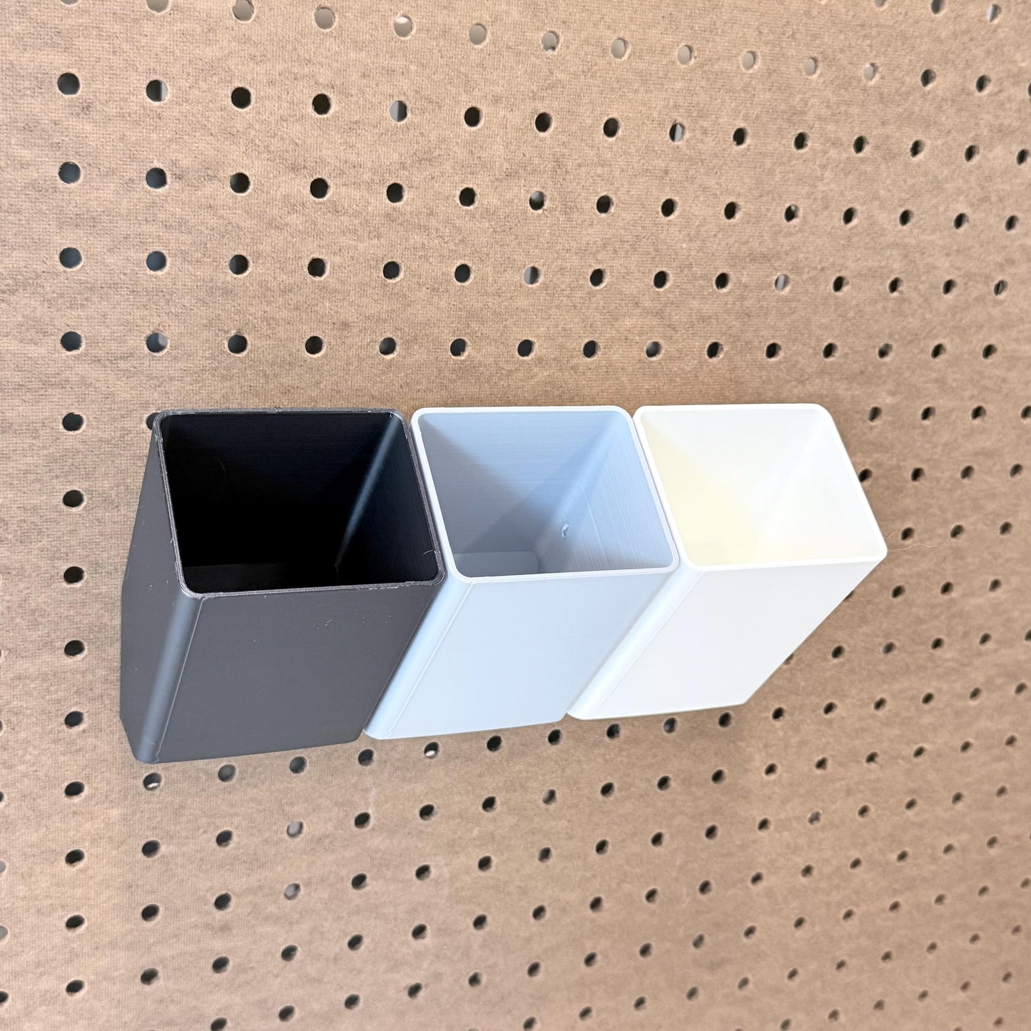 Slanted Pencil Holder for 1/4" Pegboards