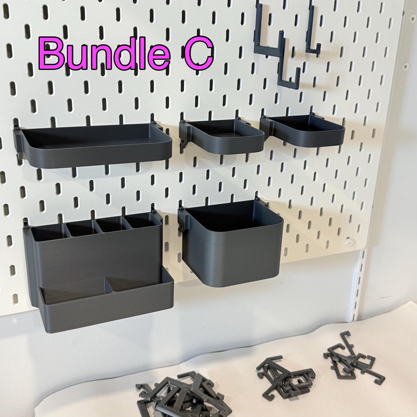 Pegboard Accessories for IKEA SKADIS