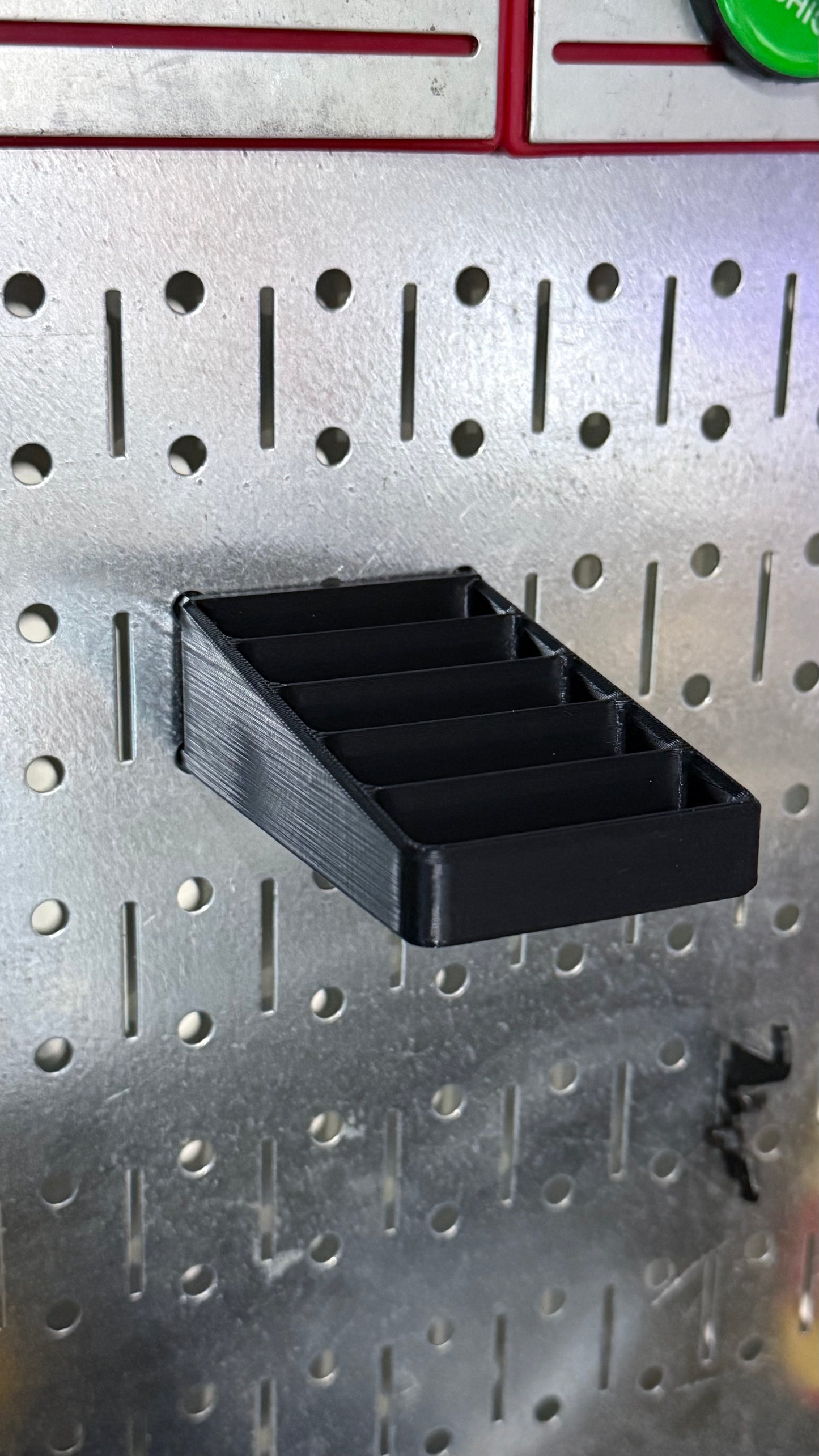 Scissor and Tool Holder for 1/4” Pegboards