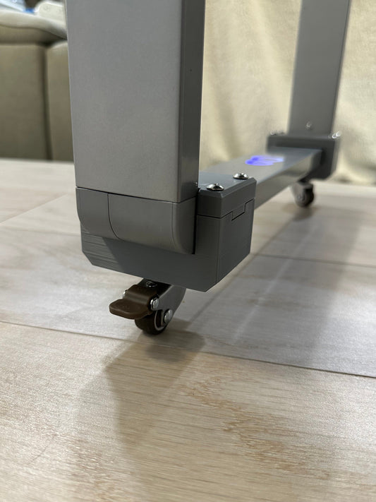 Low‑profile casters installed on Arcade1UP Infinity Game Table leg