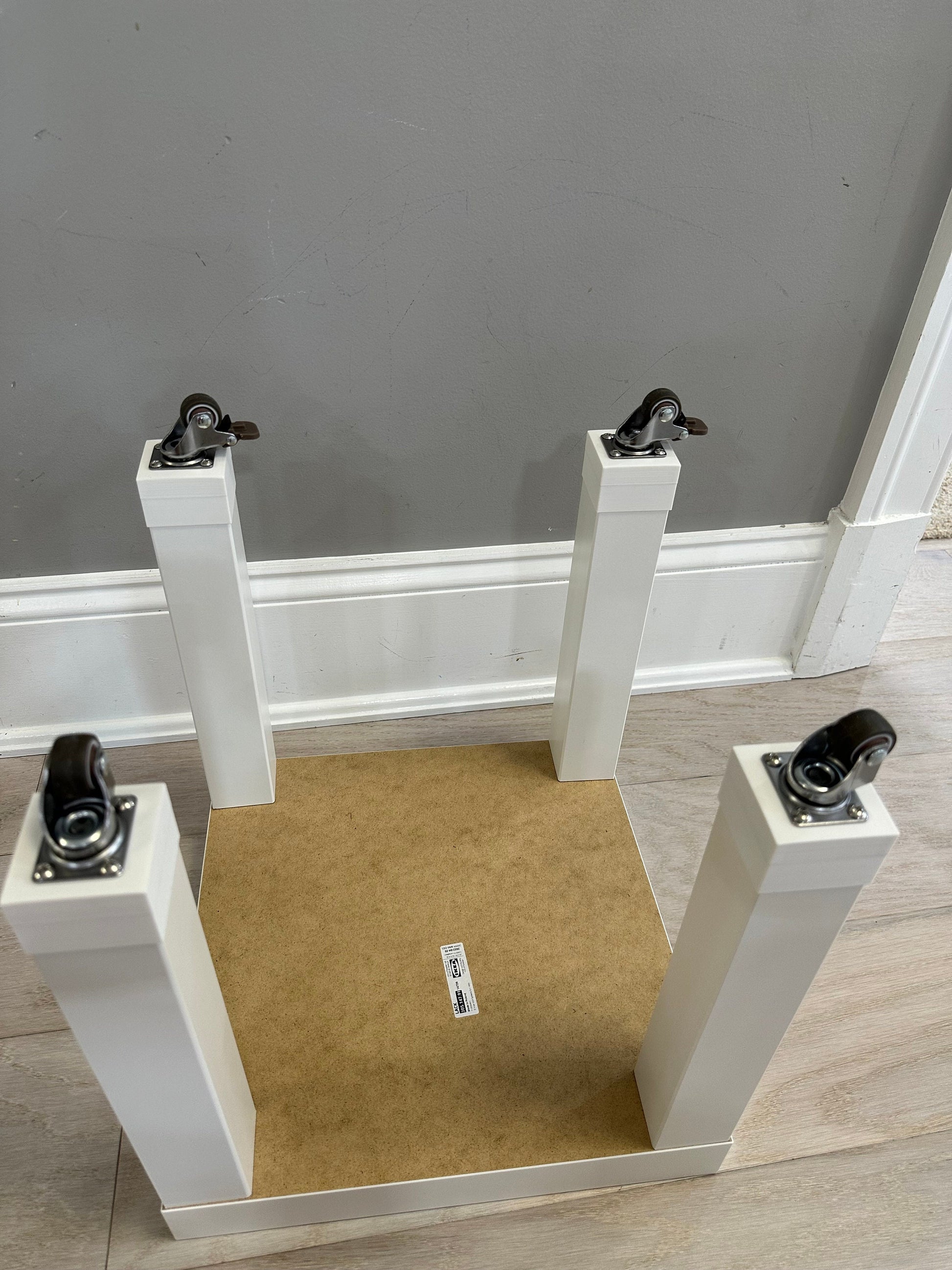 IKEA LACK Side Table Casters - Does NOT include the table