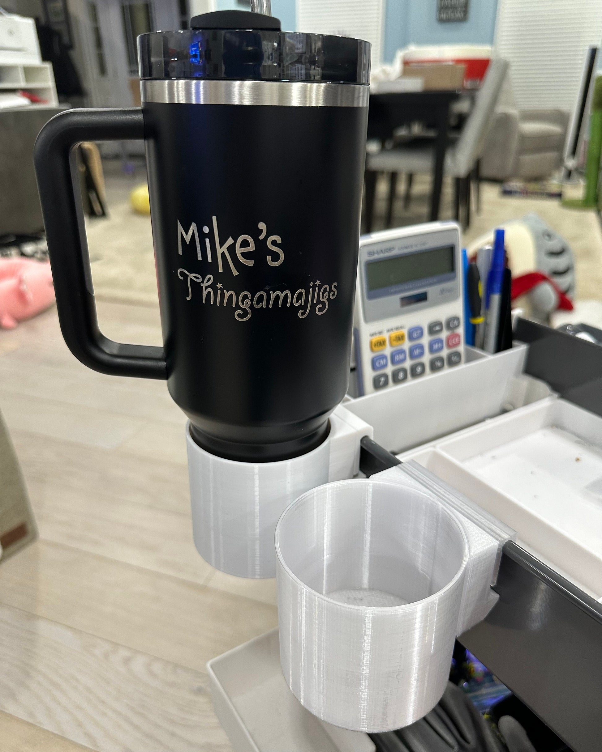 Tumbler and Bottle holder for the IKEA RASKOG Utility Cart, multiple sizes and 30+ colors