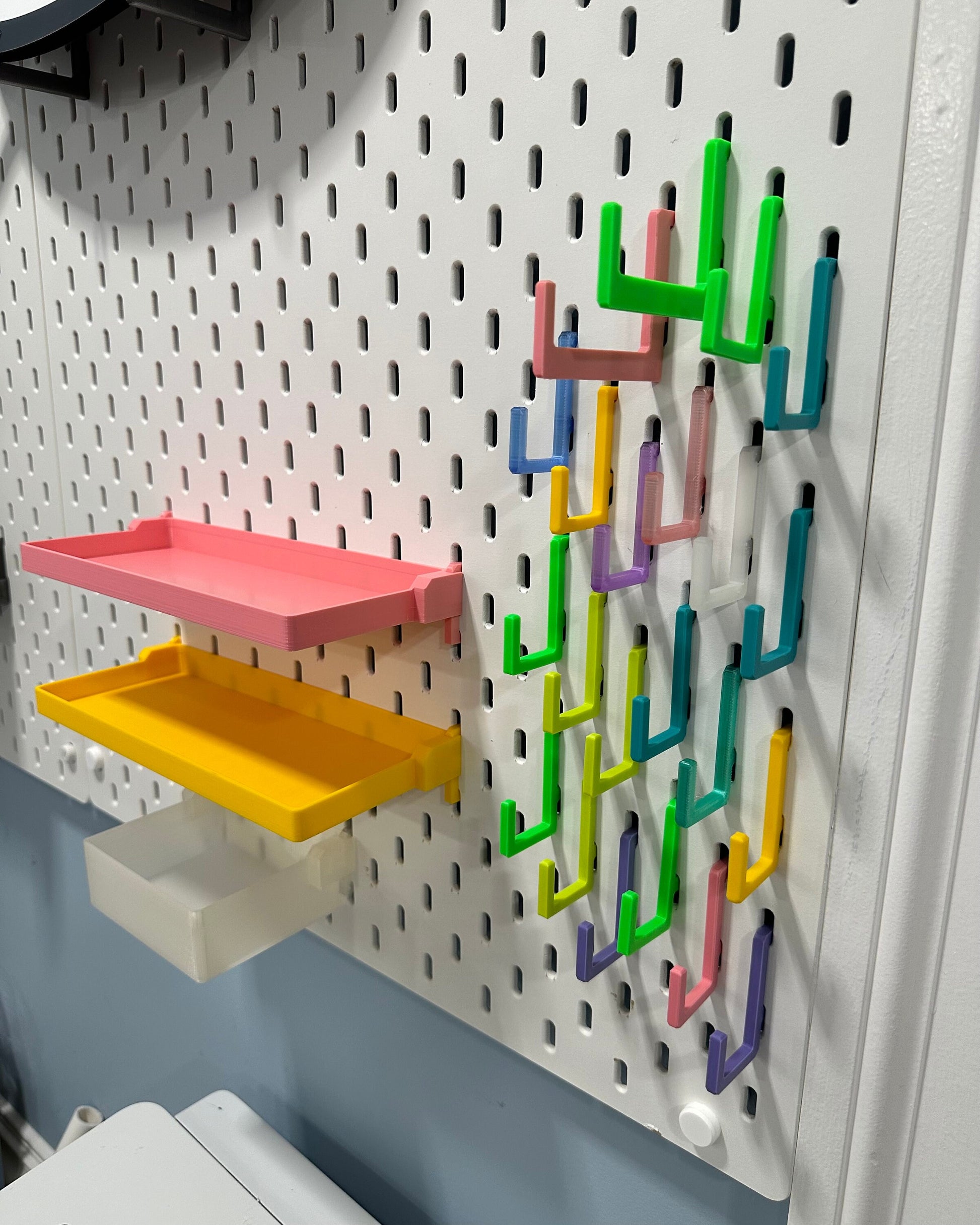 SKÅDIS Pegboard Hooks – Multiple Styles & Colors for IKEA SKÅDIS