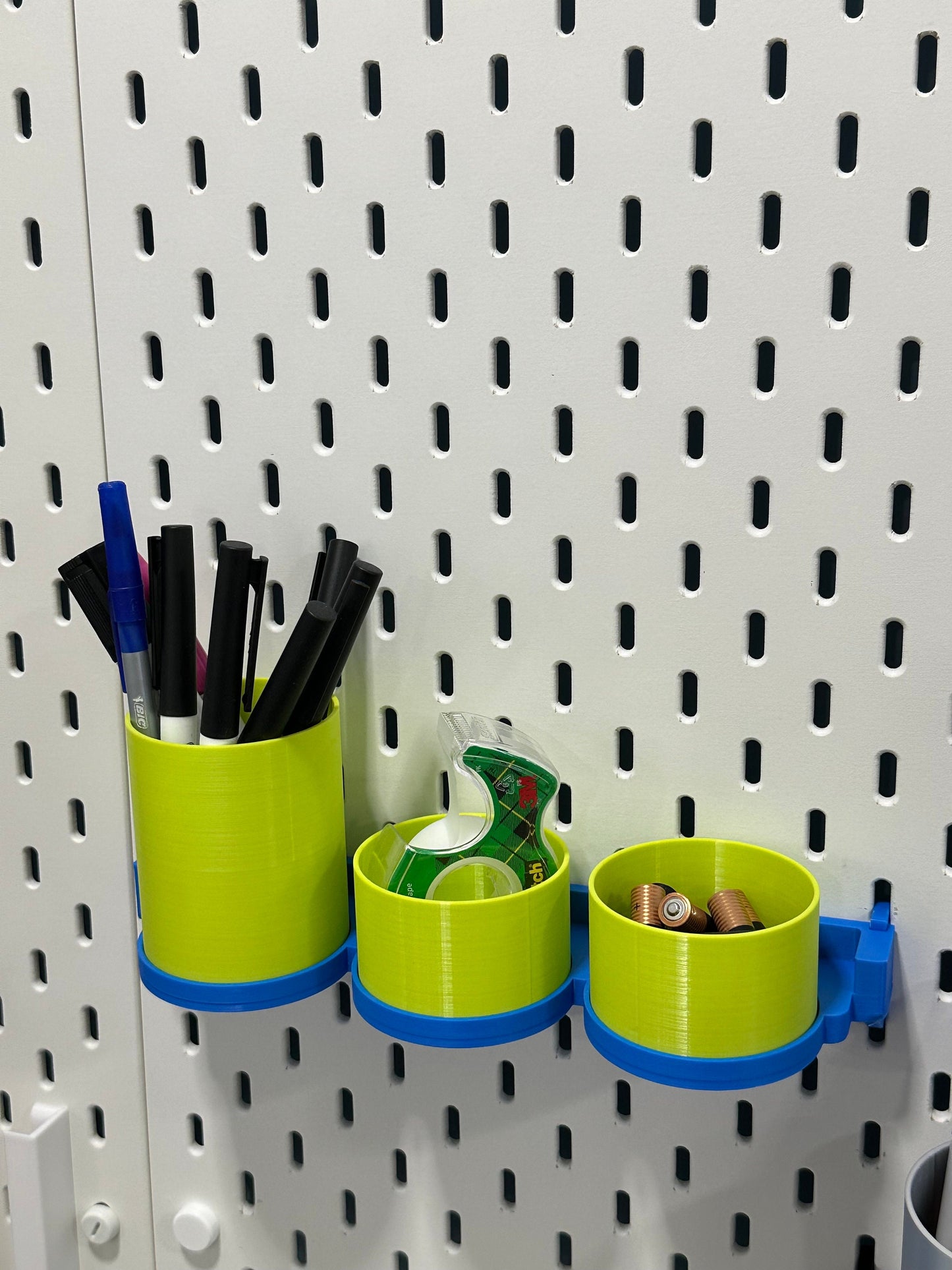 Magnetic Snap On Storage Cups – Compatible With IKEA SKÅDIS & RÅSKOG