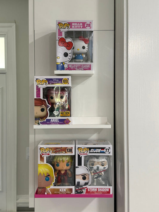 Funko Pop floating wall shelves (Multiple Styles)