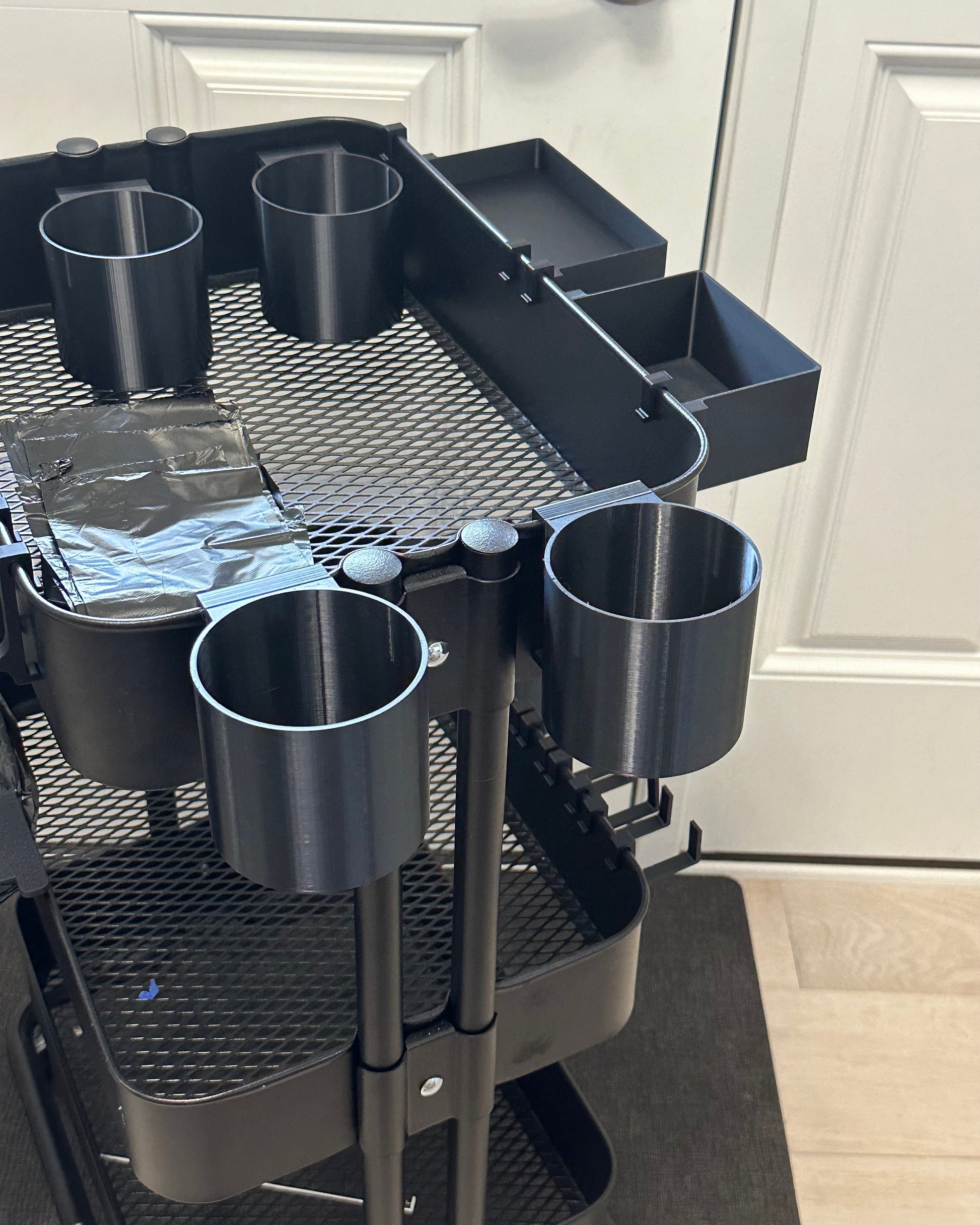 Tumbler and Bottle holder for the IKEA RASKOG Utility Cart, multiple sizes and 30+ colors