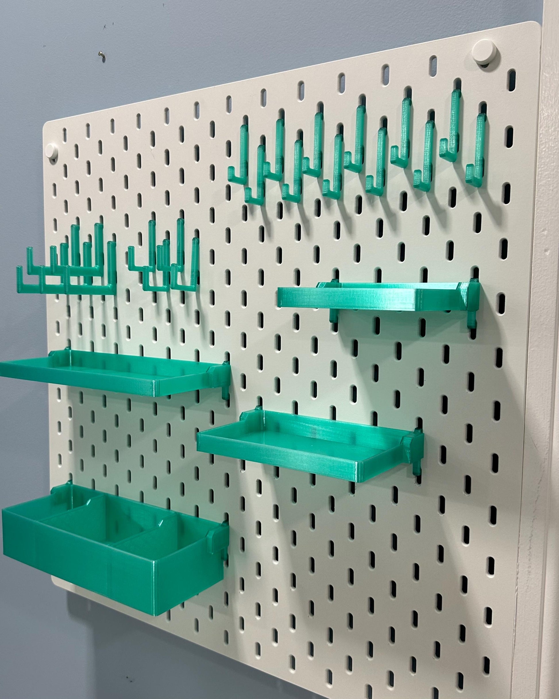 SKÅDIS Accessory Bundles – Special Edition Colors, Bins, Shelves, Hooks & Organizers