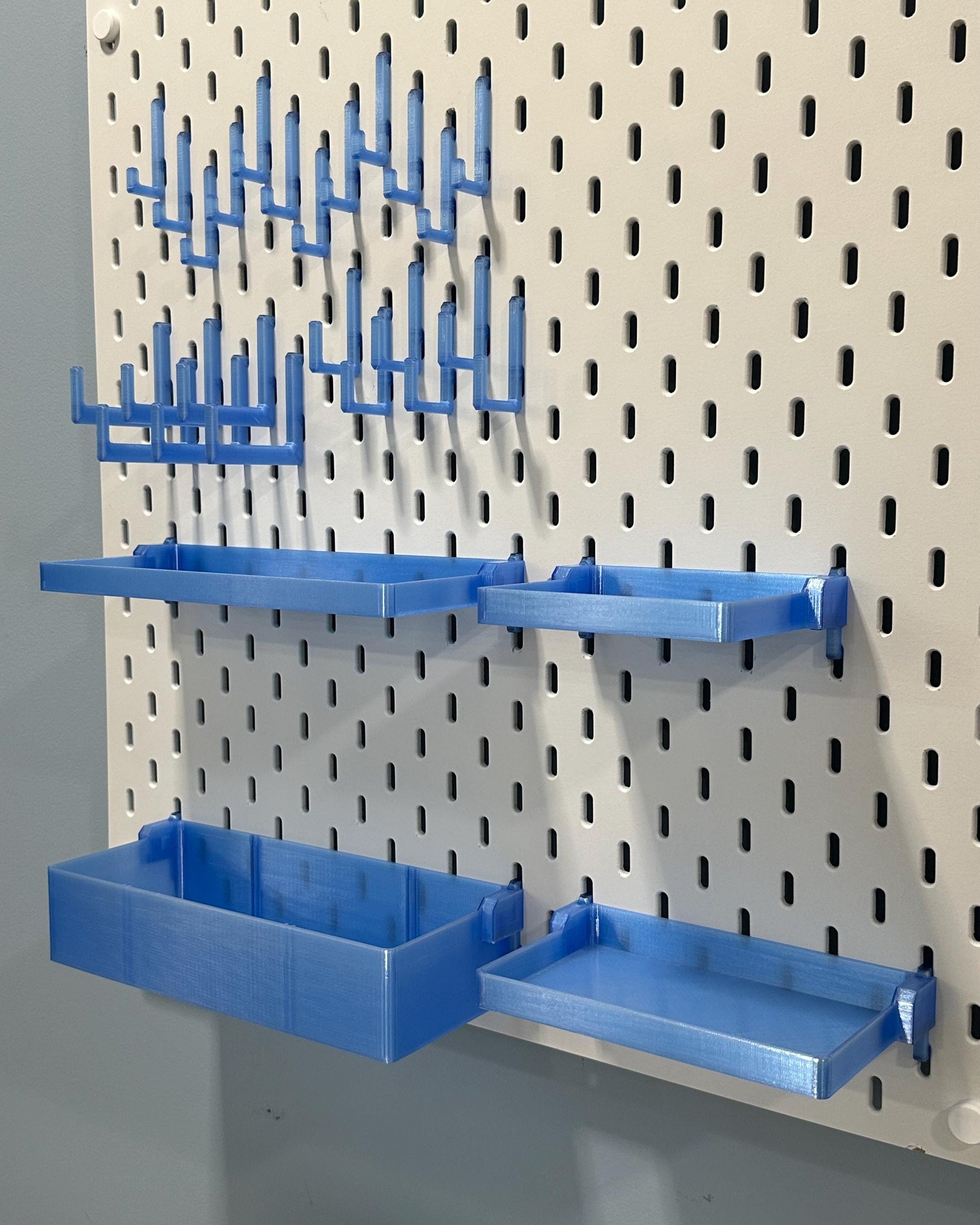 SKÅDIS Accessory Bundles – Special Edition Colors, Bins, Shelves, Hooks & Organizers