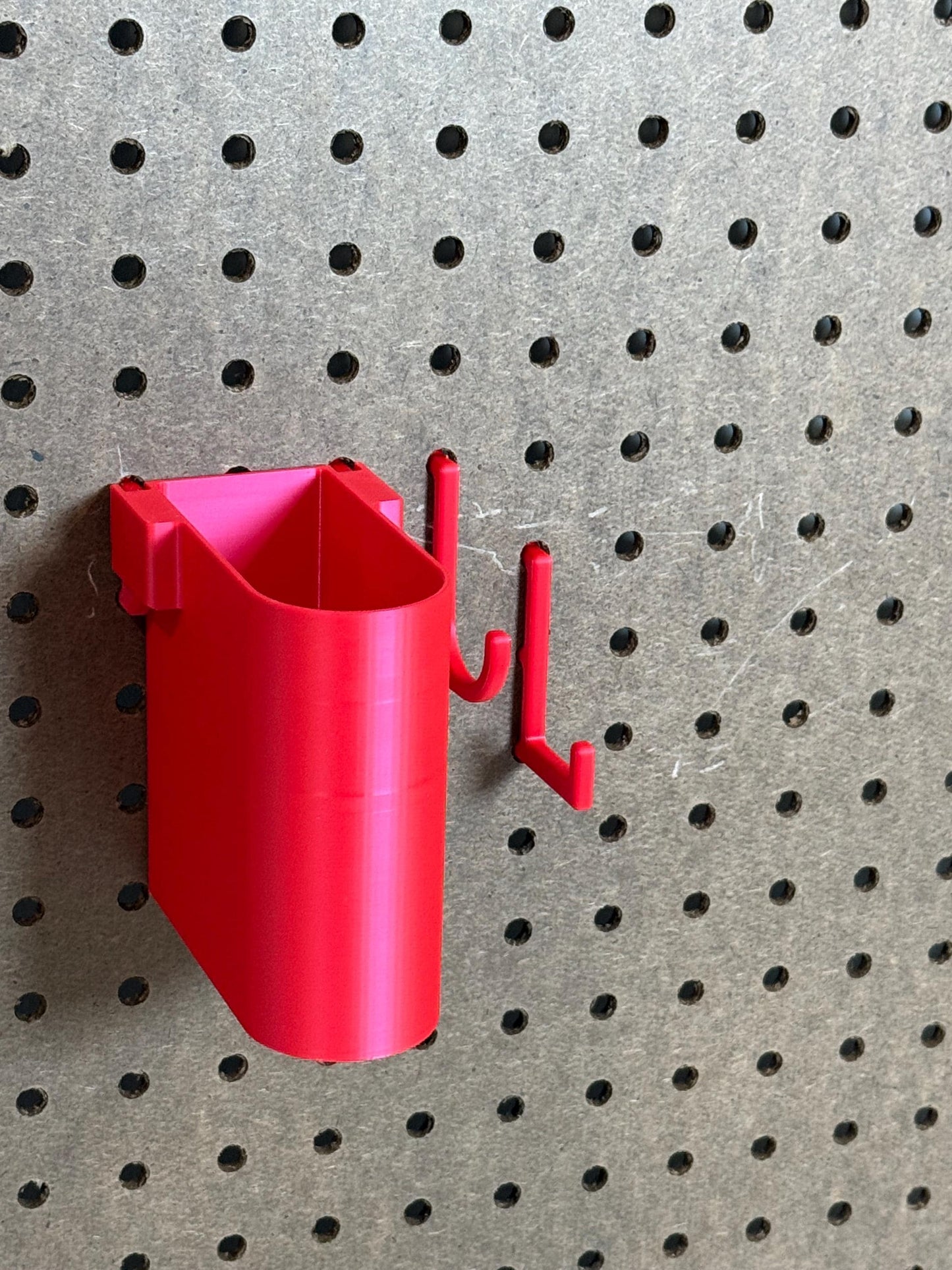 Bins in Multiple Sizes for Standard 1/4” Pegboard – Custom Pegboard Storage for Craft Room, Office, Garage Organization