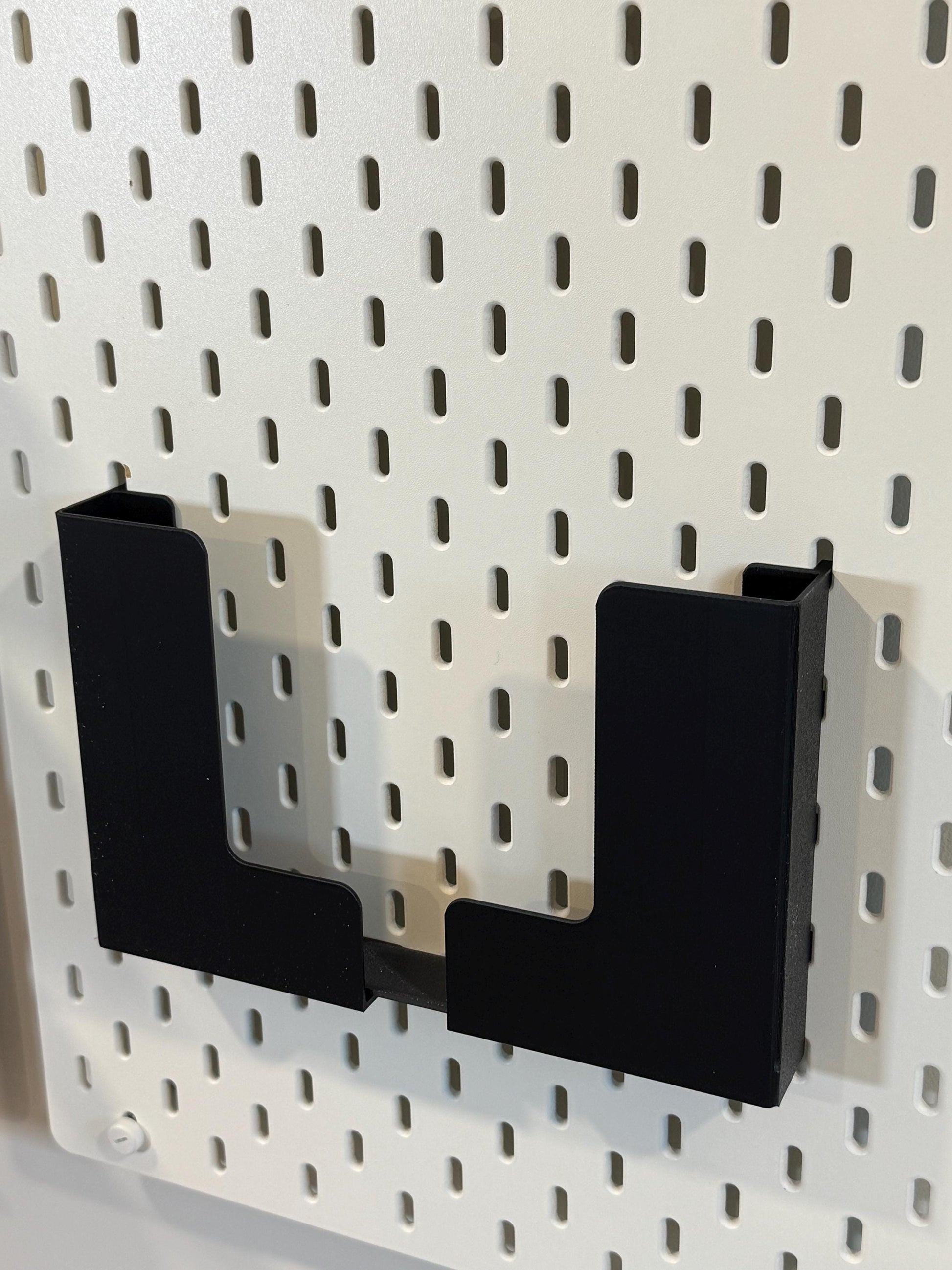 Adjustable Paper & Tablet Holder for IKEA SKÅDIS Pegboard - Document and Notebook Holder - Desk Organizer - 30+ Colors - 3D Printed