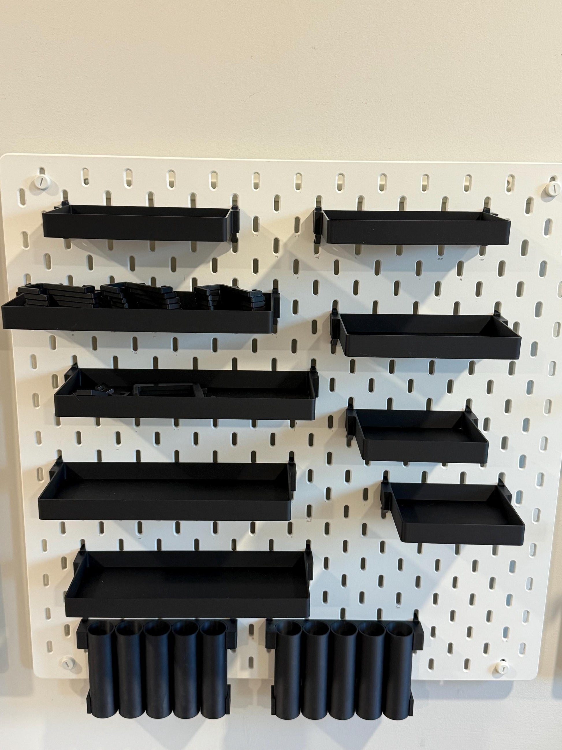 IKEA SKADIS and RASKOG Shelves – Custom Sizes & 30+ Colors, Works with many carts!