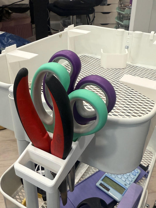 Scissor, plier, and tool holder for IKEA RASKOG
