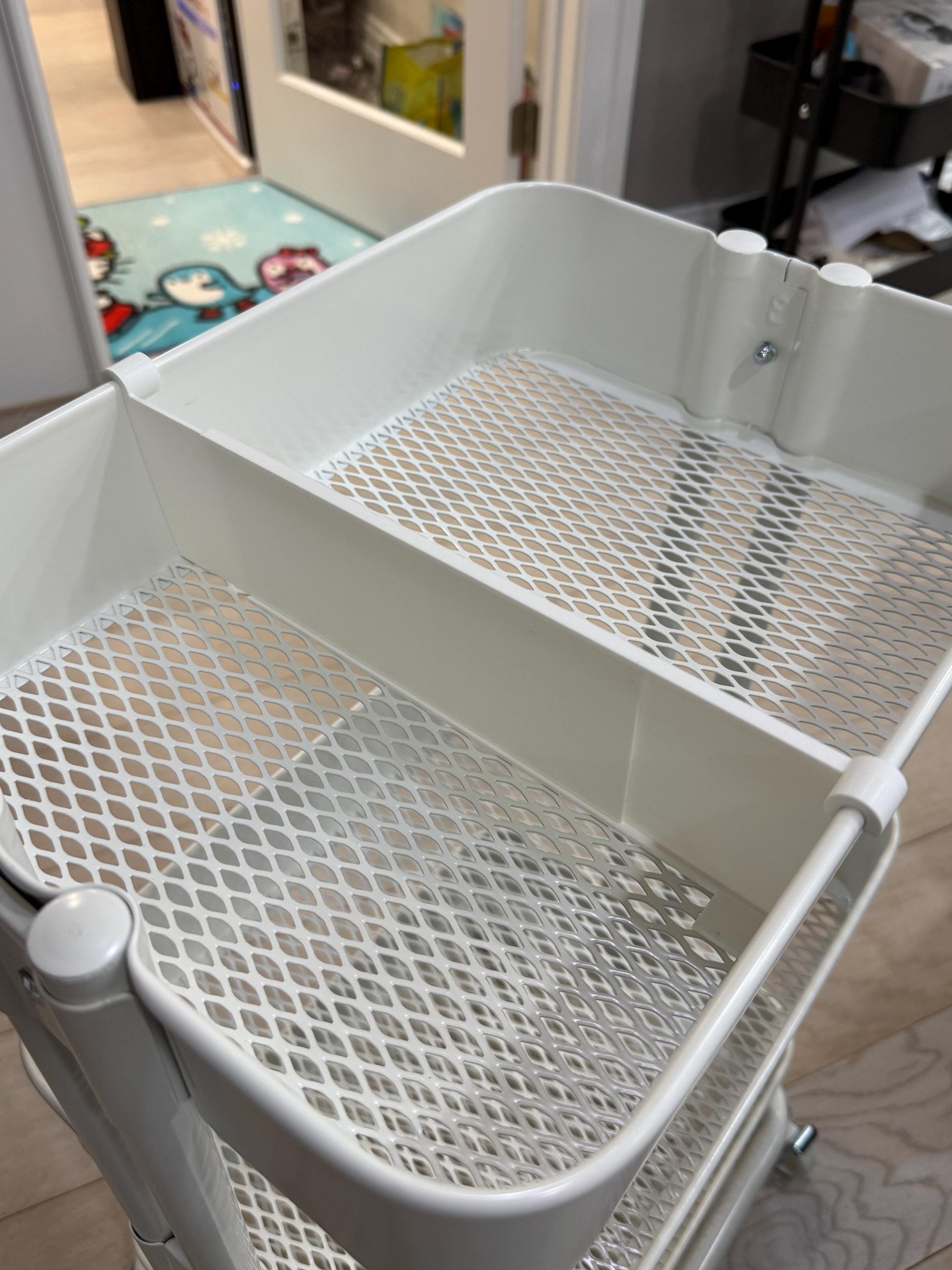 Adjustable Divider for IKEA RÅSKOG 3-Tier Cart – Custom Cart Organizer - 30+ Colors