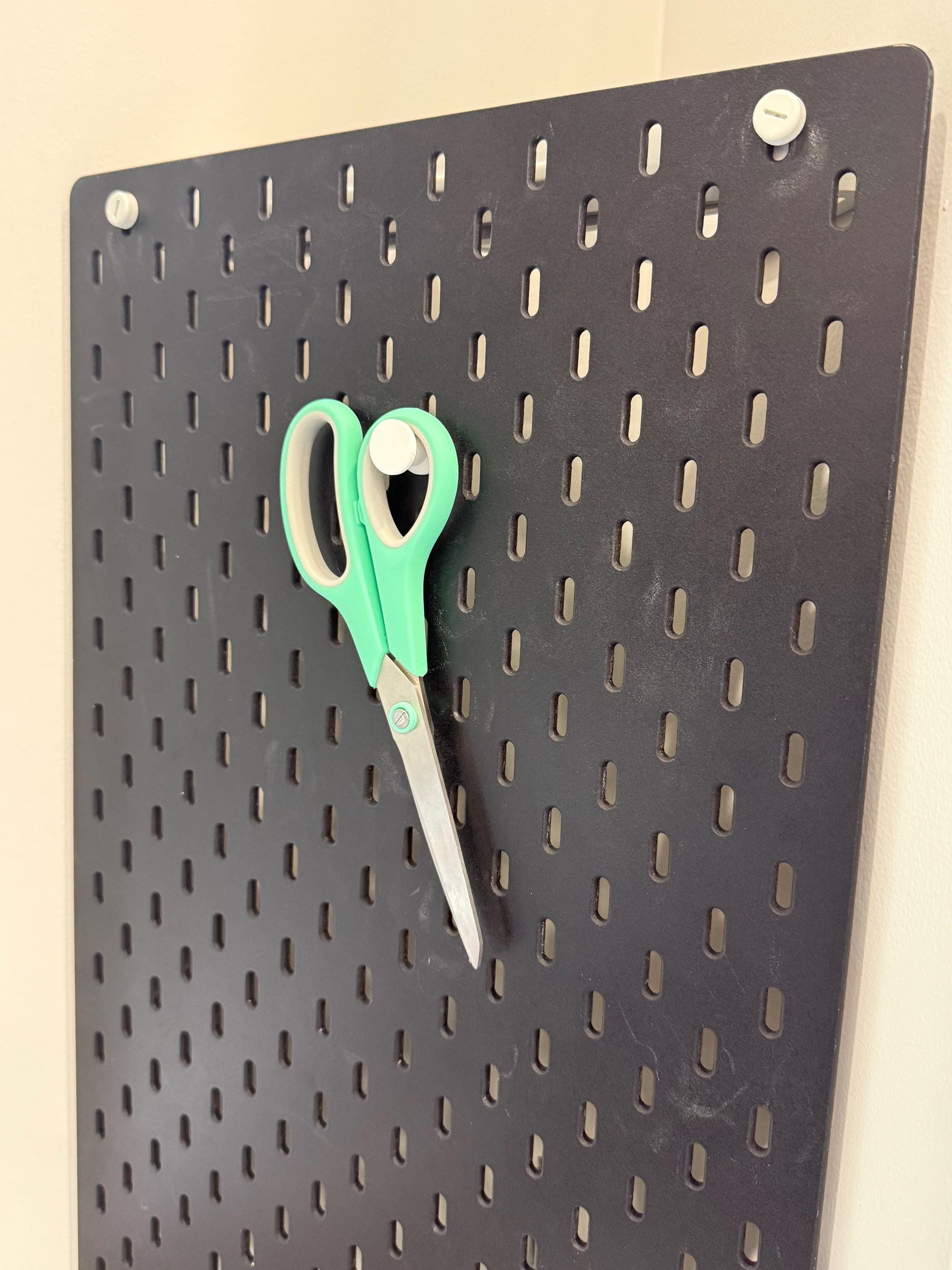 Magnetic Pegs for IKEA SKÅDIS – Push Pin Hooks for Pegboard Organization