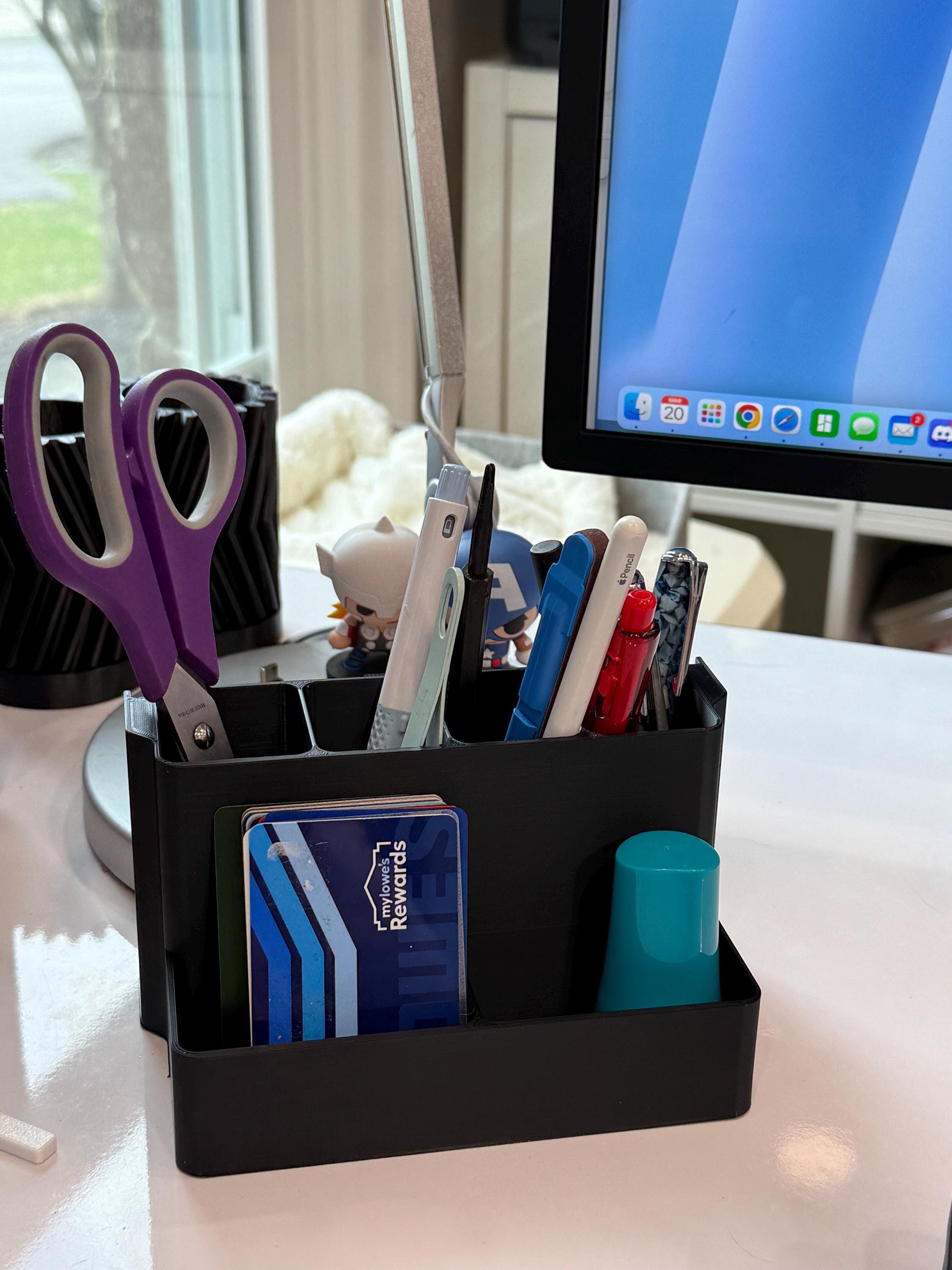 IKEA SKÅDIS + RÅSKOG Shelf – Custom Pegboard and Cart Organizer