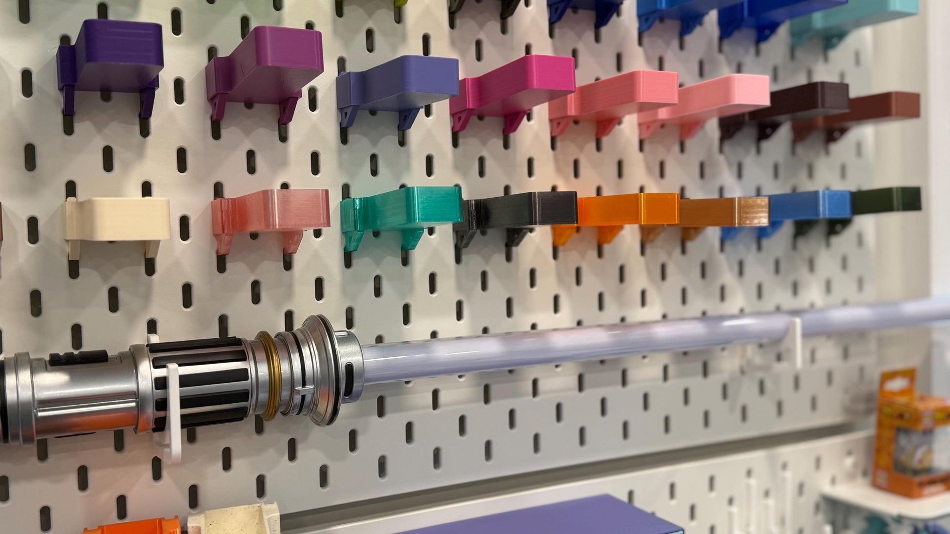 SKÅDIS Lightsaber Mounting Hooks | 2-Piece Set for Hilt & Blade | Disney Galaxy’s Edge Saber Display Holder
