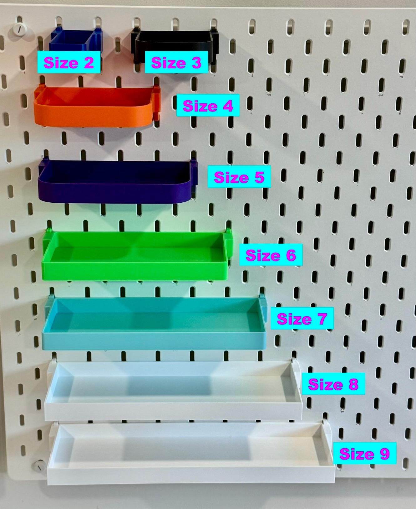 Pegboard Accessories for IKEA SKADIS
