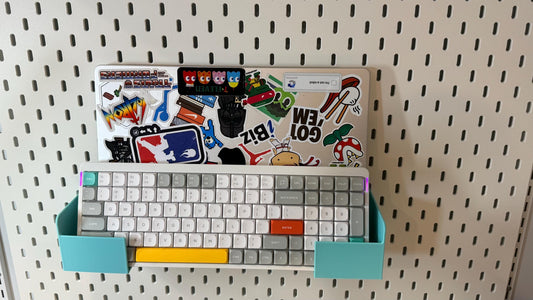 SKÅDIS Adjustable Rack Set – Multi-Purpose Organizer for Laptops, Keyboards, Tablets, Wraps & More