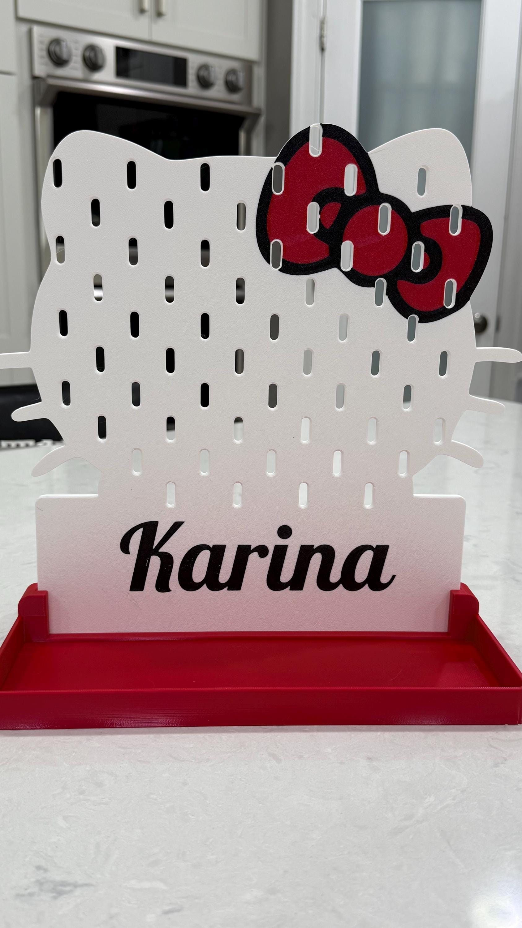 Fun & Trendy SKÅDIS Desktop Organizer –Kawaii Cat, Viral plushie Monster - Themed Styles in 30+ Colors