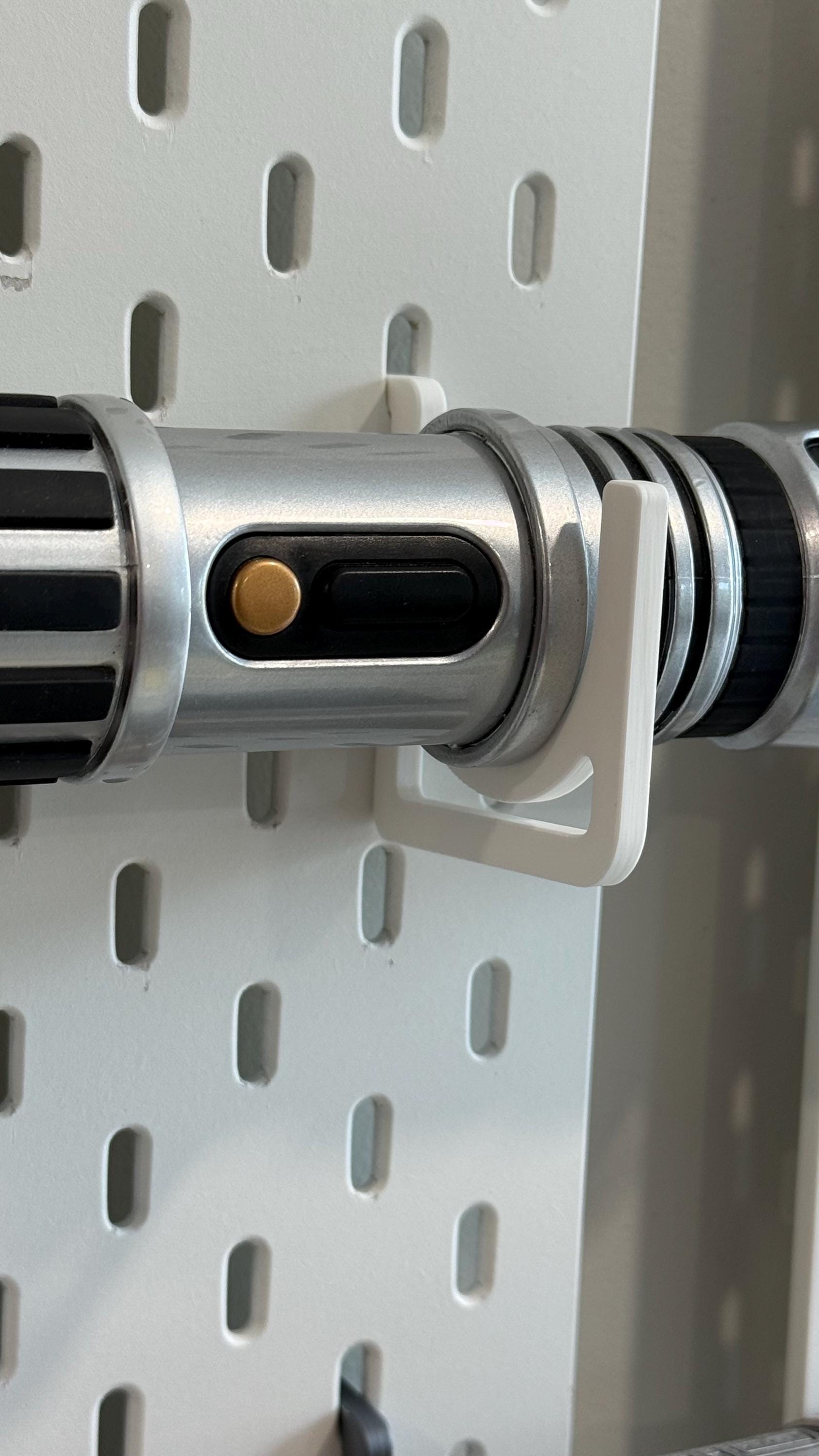 SKÅDIS Lightsaber Mounting Hooks | 2-Piece Set for Hilt & Blade | Disney Galaxy’s Edge Saber Display Holder