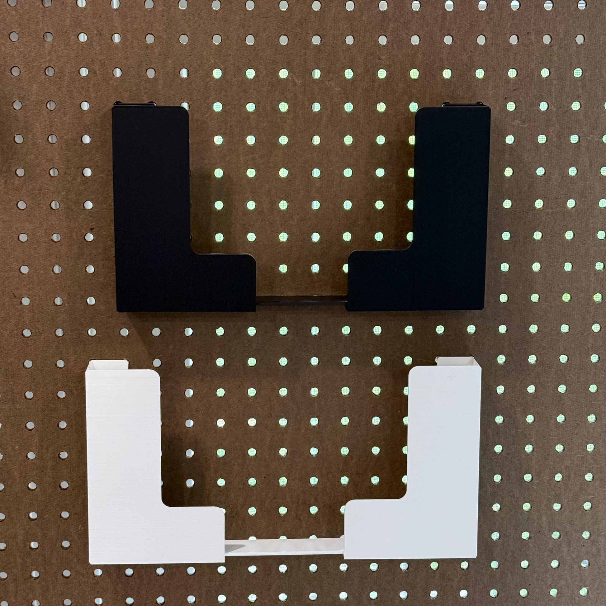 Adjustable Paper Holder for 1/4” Pegboard – Fits Letter Size Paper – 3D Printed Organizer with 30+ Color Options