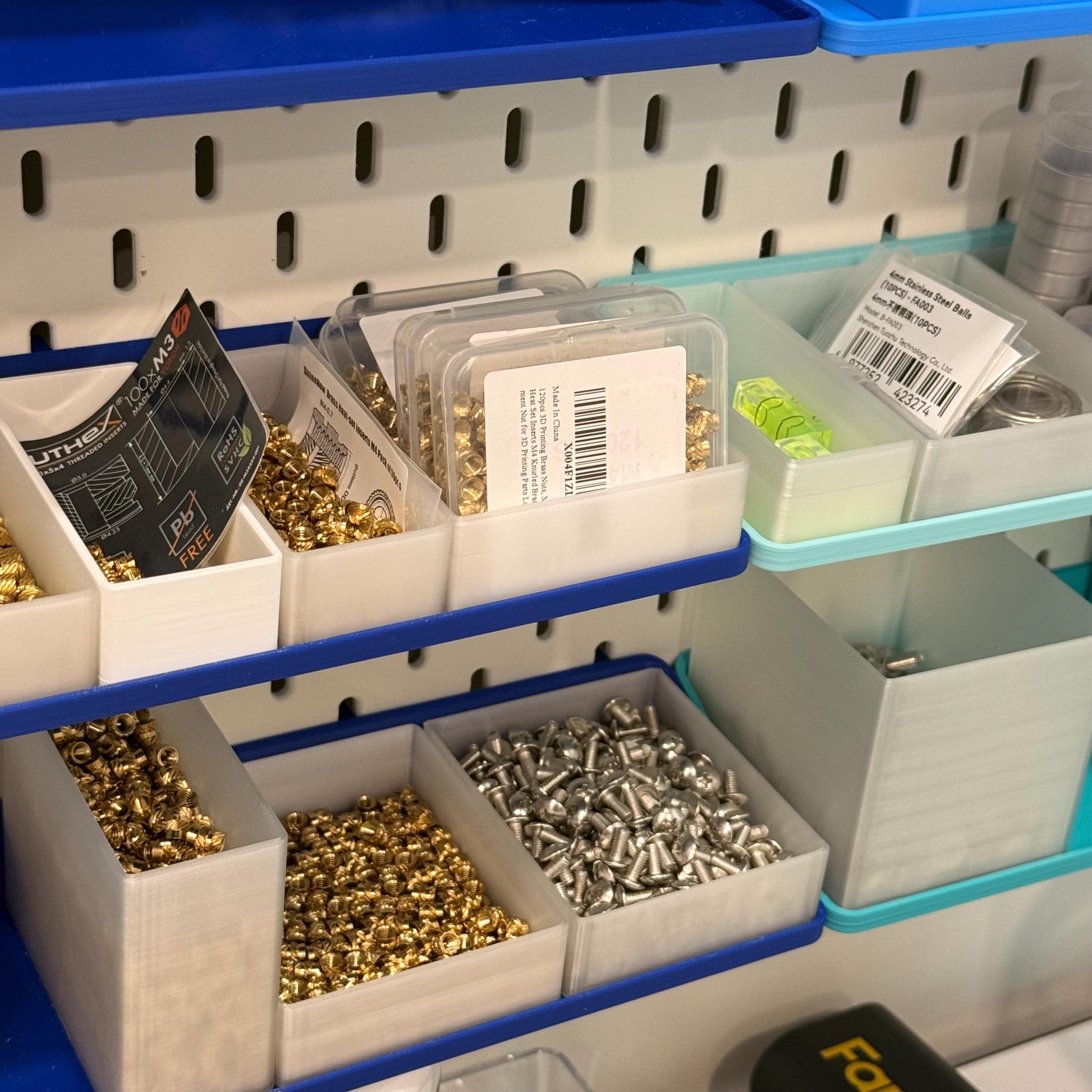 SKÅDIS Pegboard Shelf with Built-In Hooks - 3D Printed One-Piece Clean-Fit Design - 7 Sizes, 2 Depths - 30+ Colors
