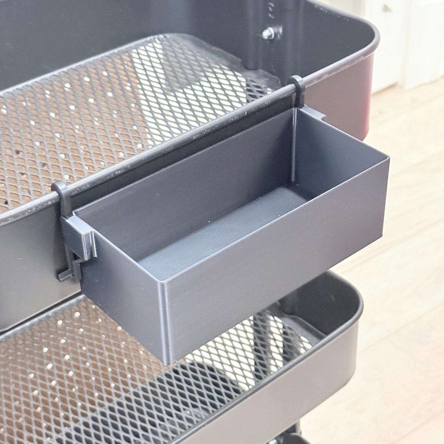 IKEA SKÅDIS Pegboard Bins - 3D Printed Storage for RÅSKOG, Brännboll, Lexington Carts - Multiple Sizes - 30+ Colors
