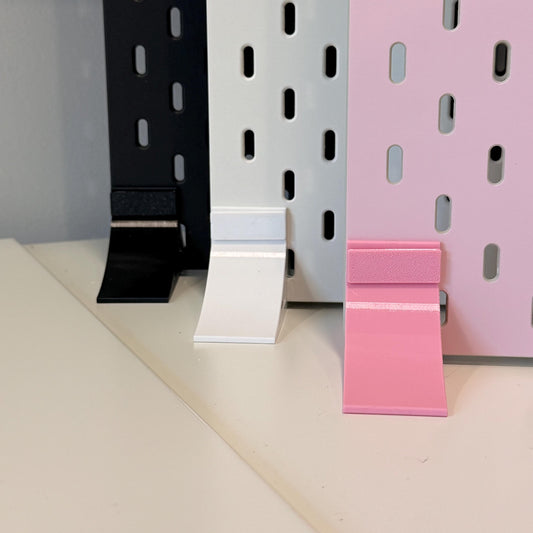 SKÅDIS Free-Standing Feet for IKEA Pegboard - 3D Printed Desktop Stand Attachment for Display, Crafts, Office