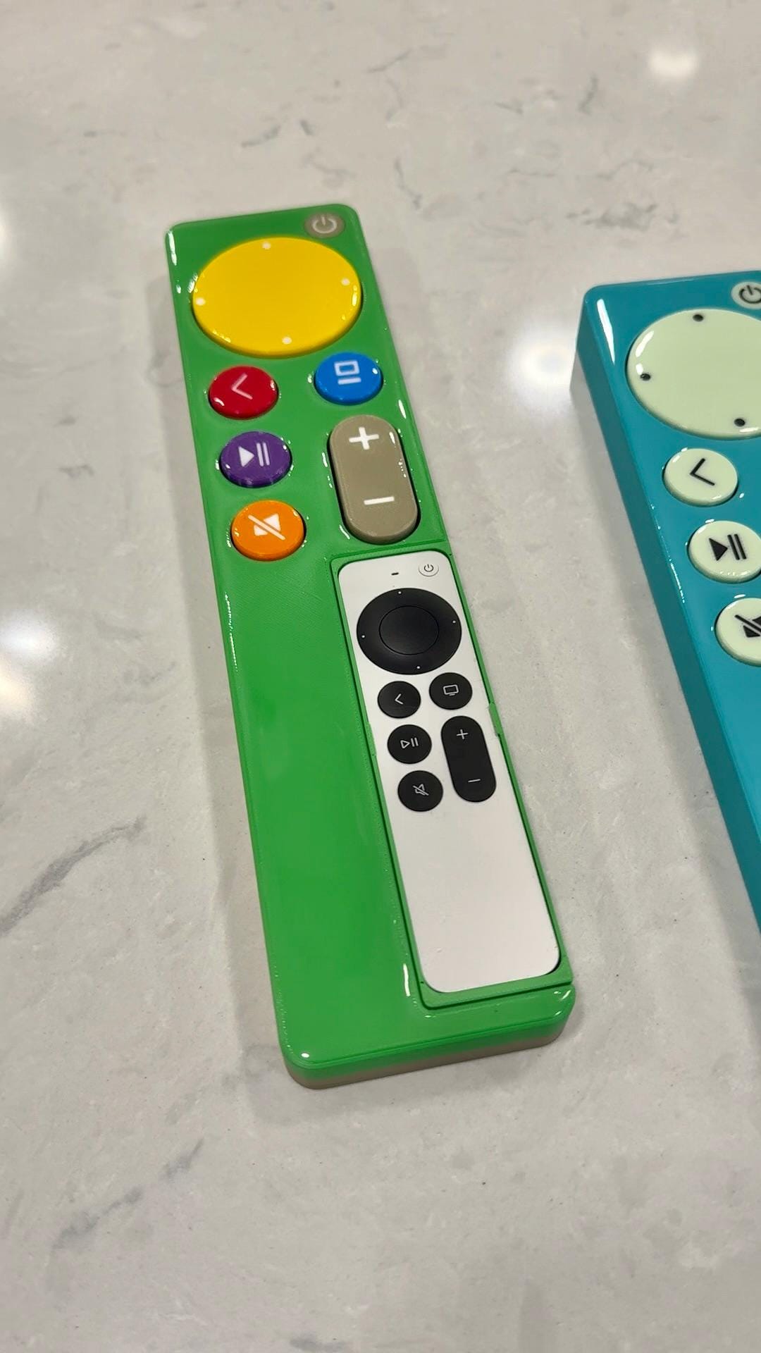 Oversized Apple TV Remote Case with Fidget Buttons – Siri Remote Gen 3 Compatible
