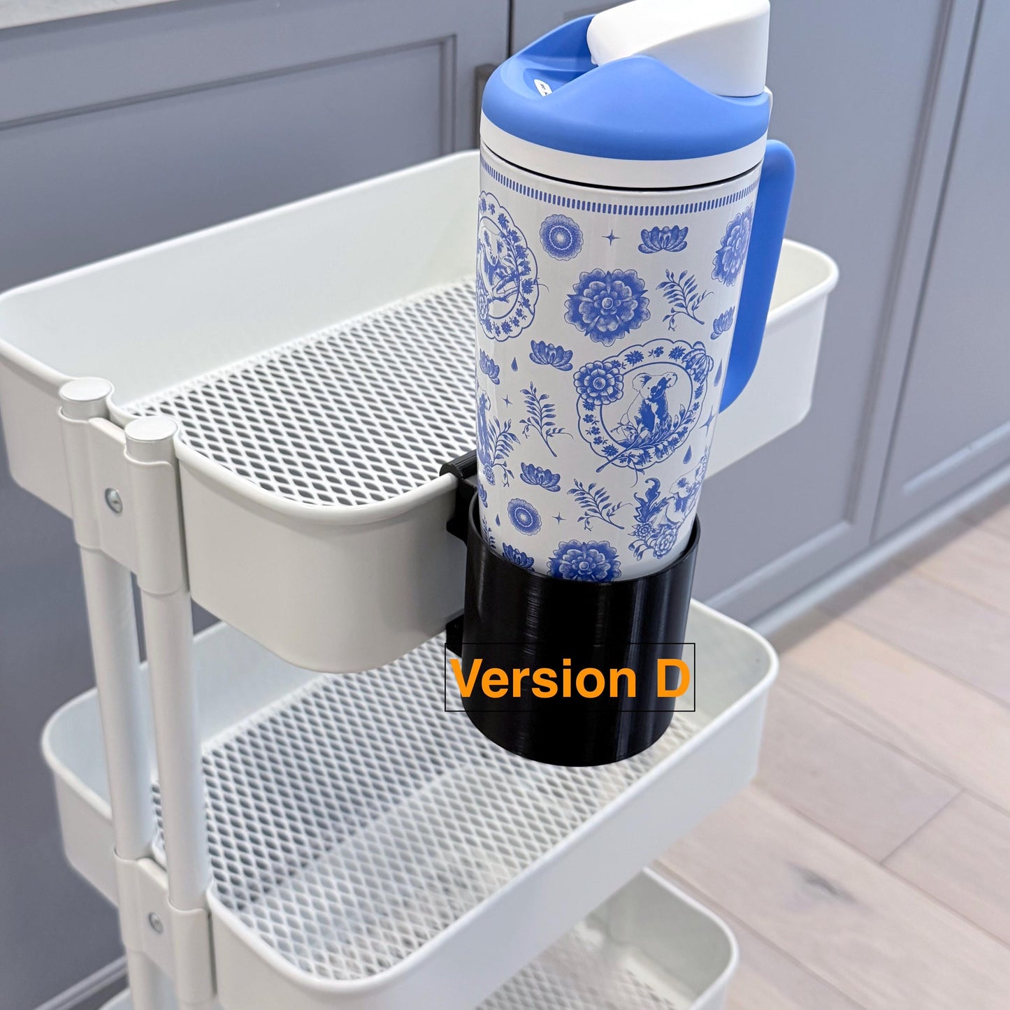 IKEA RÅSKOG Cart Tumbler Holder - Fits Stanley Quencher, YETI, Owala FreeSip, Tervis - 3D Printed Cup Holder